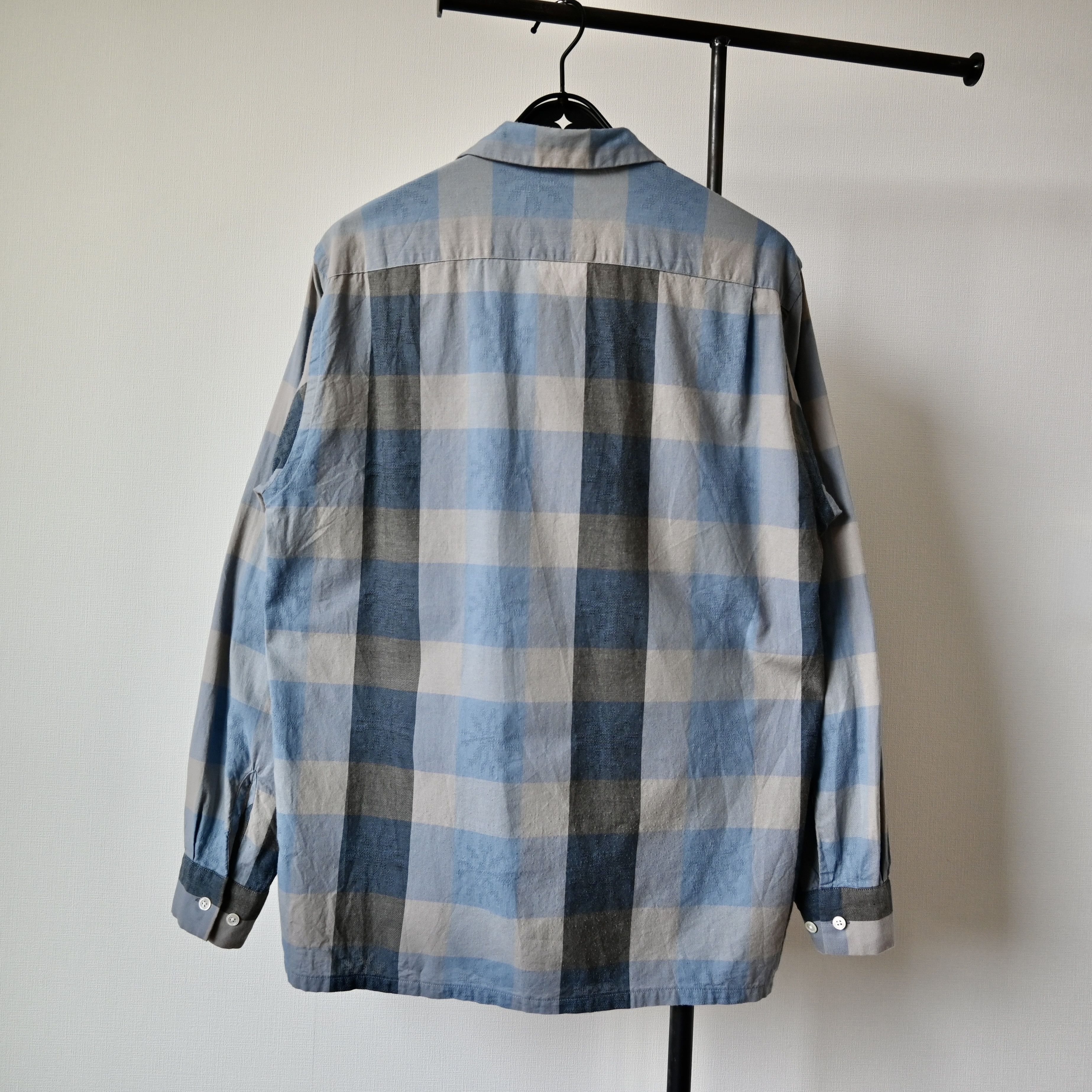 Beams Plus BEAMS Plus openwork block plaid square shirt made in Japan Size US M / EU 48-50 / 2 - 3 Thumbnail