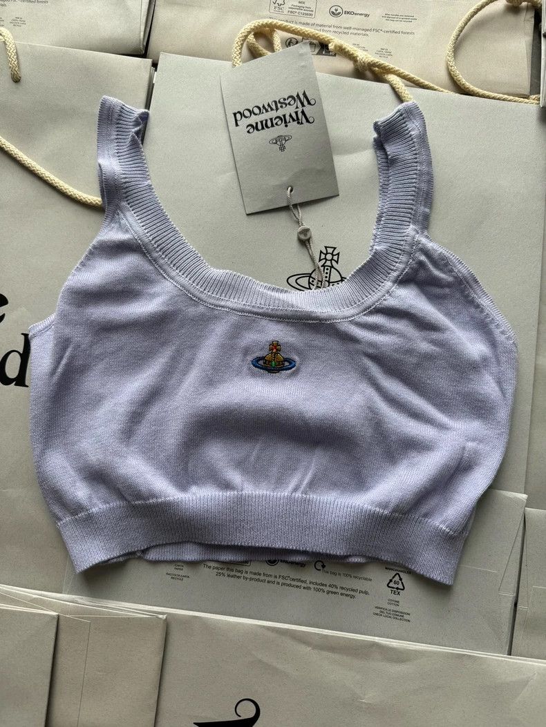 Vivienne Westwood Vivienne Westwood Jeweled purple knit vest Size M / US 6-8 / IT 42-44 - 1 Thumbnail