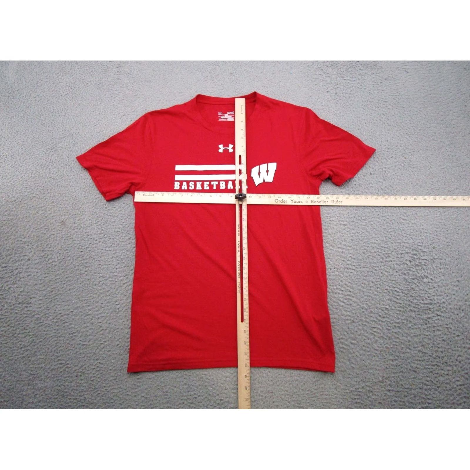 Under Armour Under Armour Wisconsin Badgers I Will Double Sided Shirt NCAA Size S Red Cotton T-Shirt Mens Size US S / EU 44-46 / 1 - 4 Thumbnail
