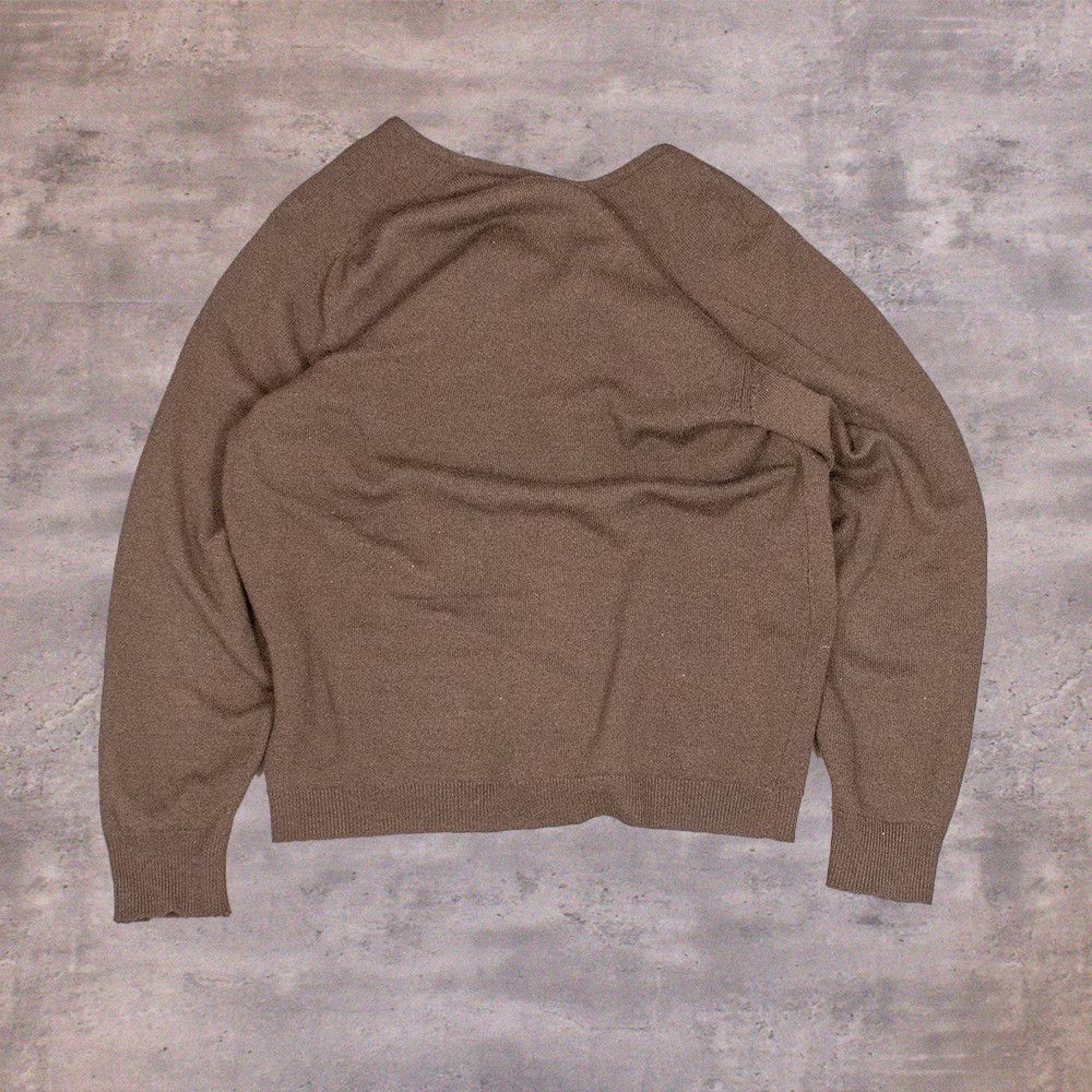 Tyler The Creator Vintage 1990’s Cardigan Brown Distressed Sweater Size US M / EU 48-50 / 2 - 2 Thumbnail