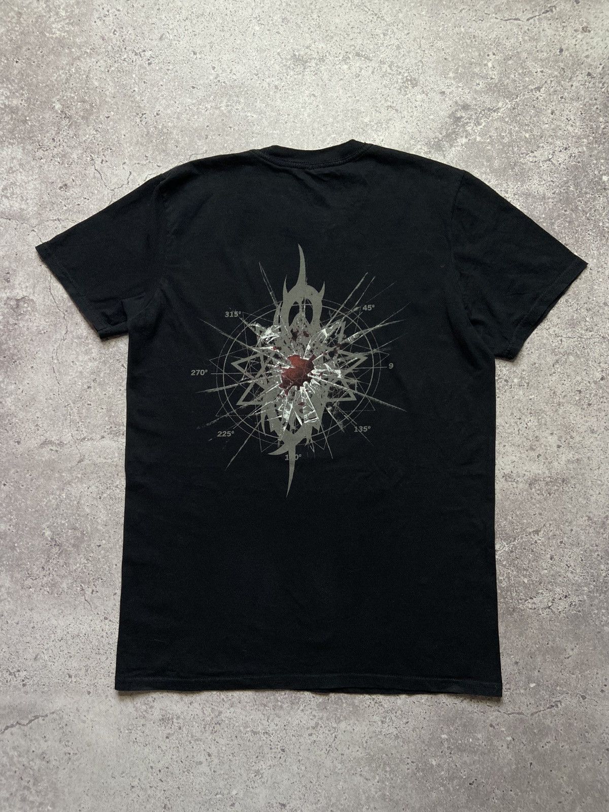 Band Tees Vintage Black T-Shirt Tee Slipknot Masks 2012 Size US M / EU 48-50 / 2 - 2 Thumbnail