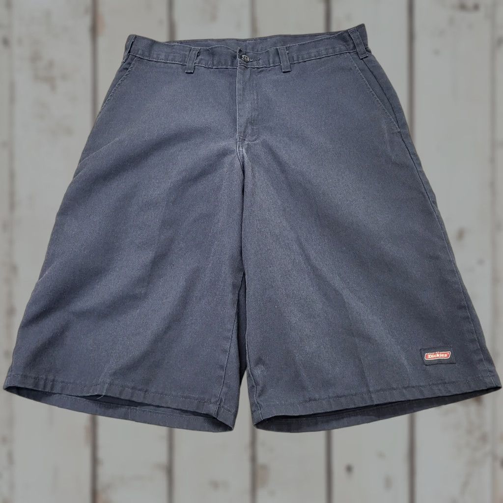 Dickies Dickies Shorts Mens 32 Navy Blue Walk Work Casual Zip Bottom Actual 30x13 European Size US 32 / EU 48 - 1 Thumbnail