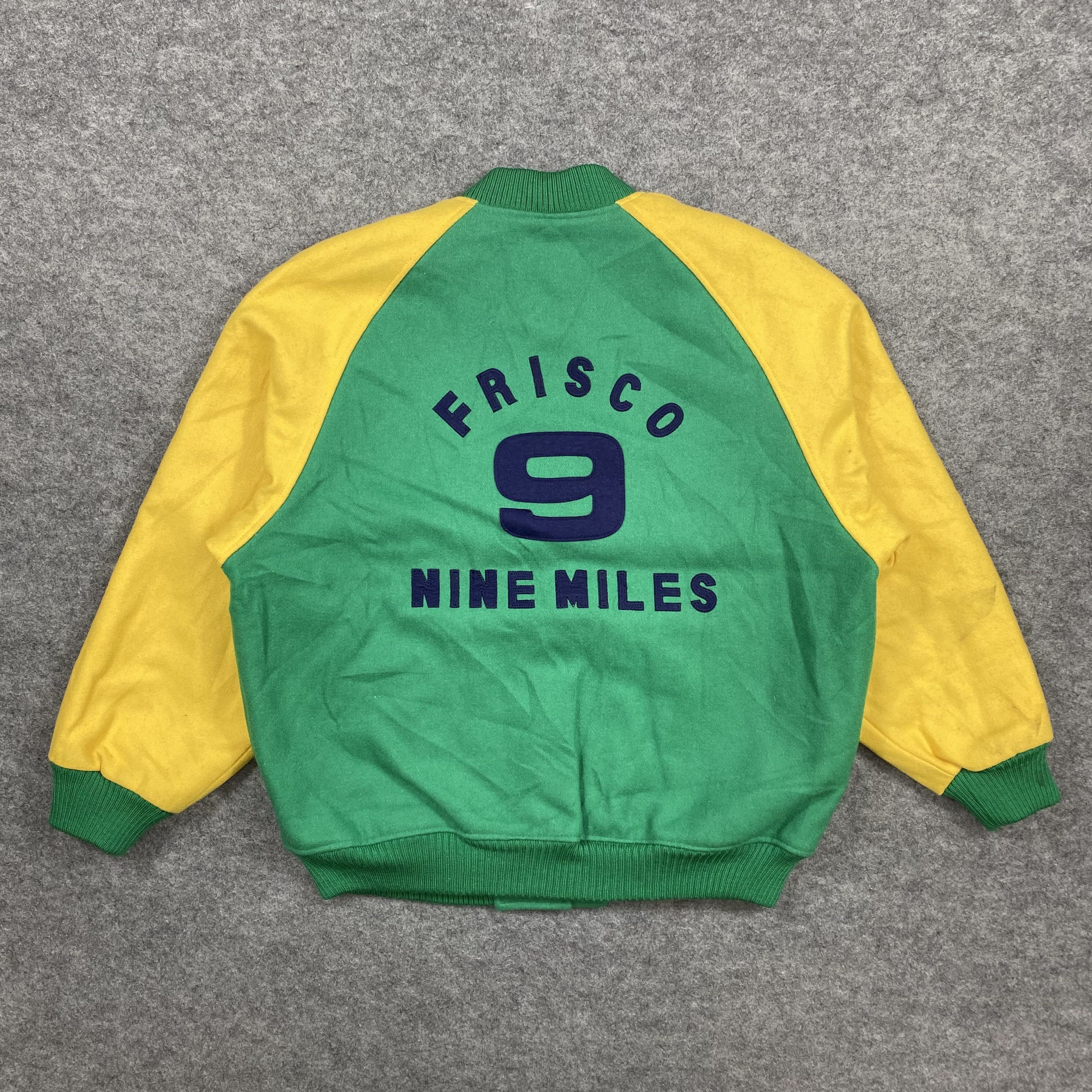 Japanese Brand VINTAGE 90s NINE MILES "FRISCO 9" Varsity Jacket-535 Size US M / EU 48-50 / 2 - 1 Thumbnail
