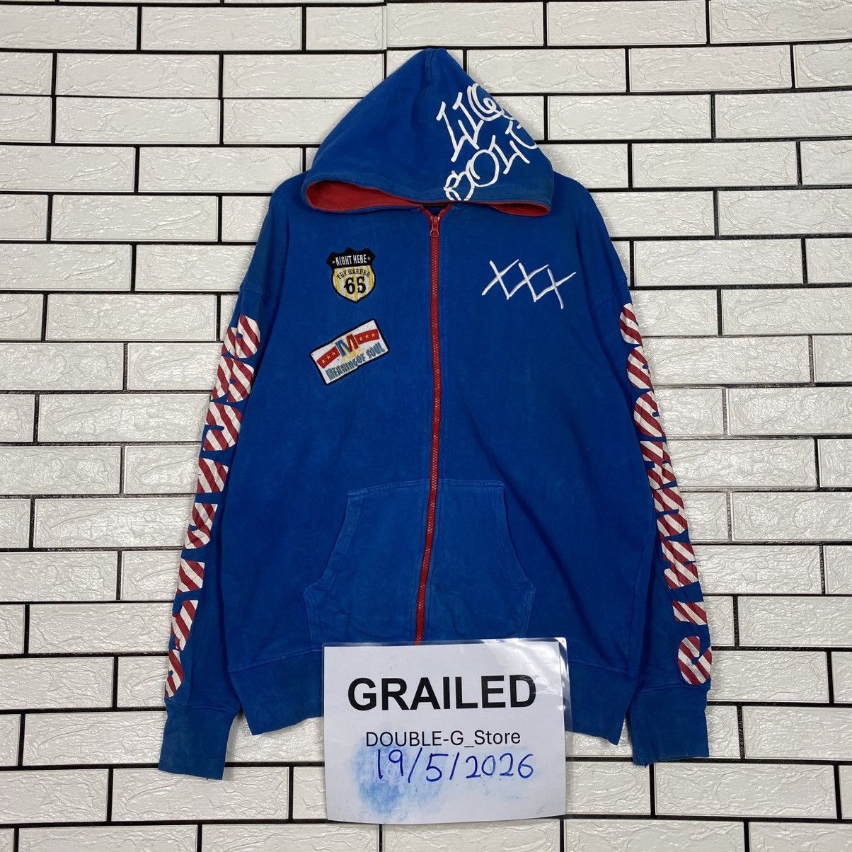 Defective Struct 📌Vintage Zipper Hoodie Defectibe Struct Punk Design Size US L / EU 52-54 / 3 - 1 Thumbnail