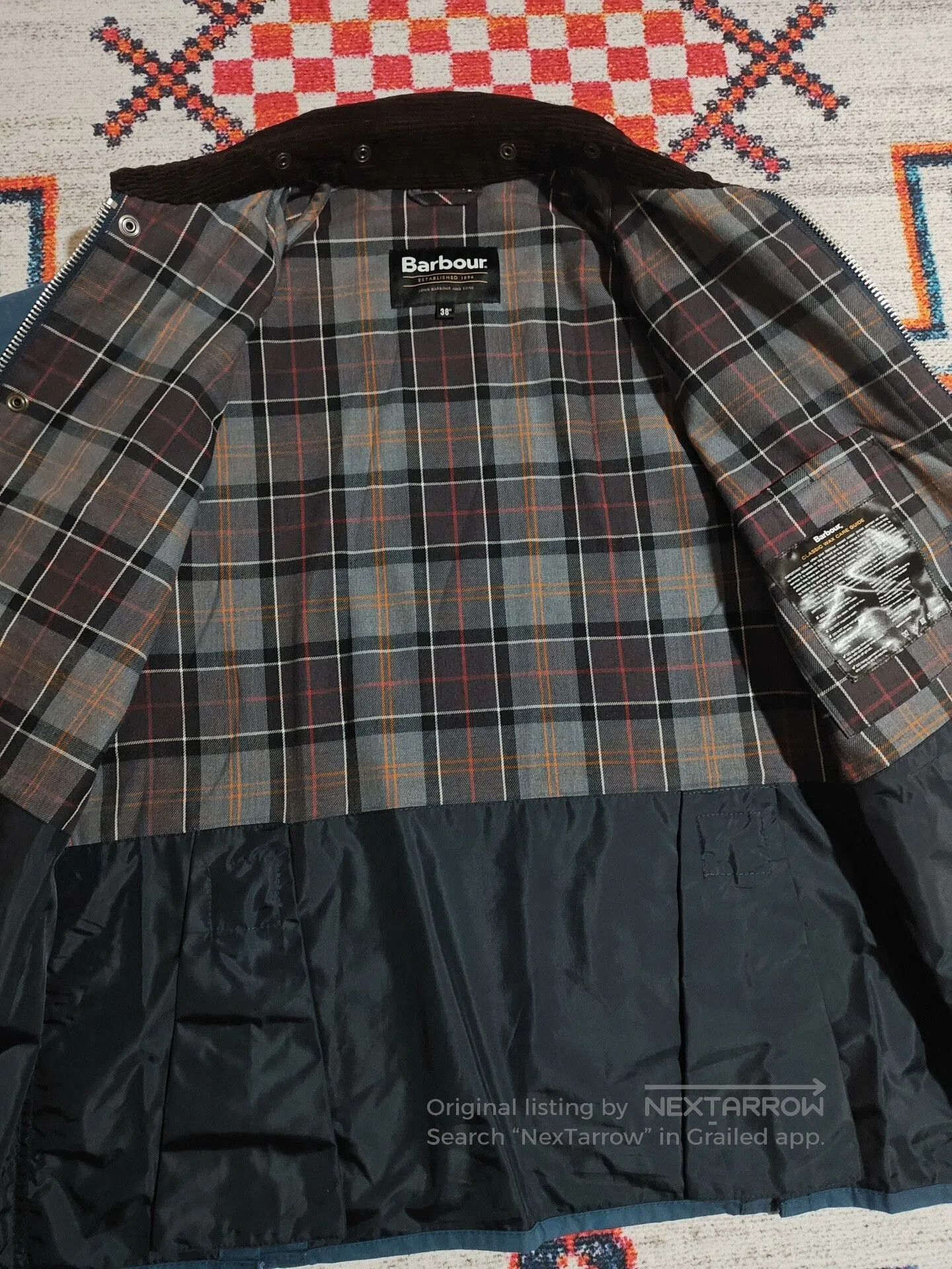 Barbour Barbour OS Bedale Waxed Jacket. Size US M / EU 48-50 / 2 - 5 Thumbnail