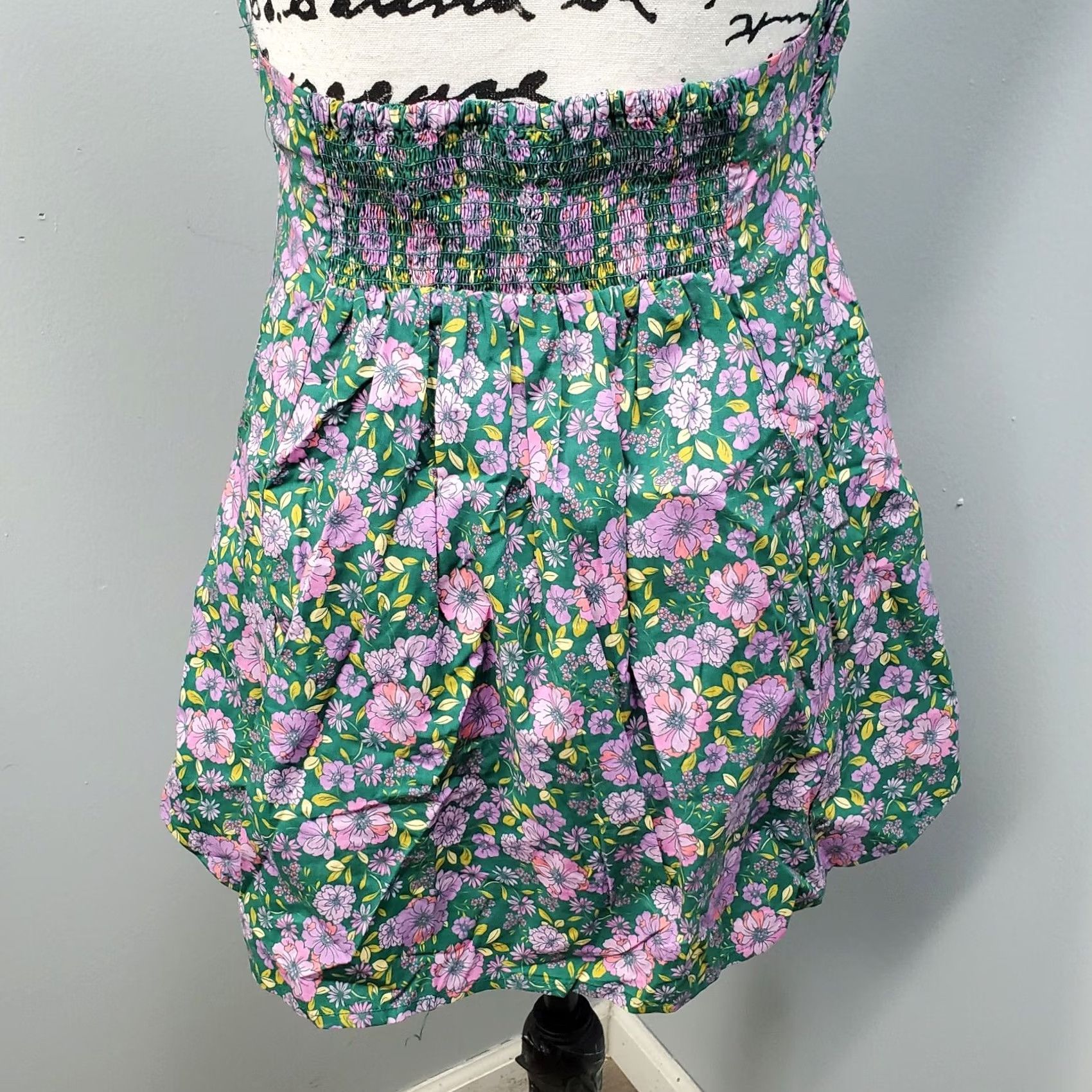Free People Free People Layla Halter Tunic Top Womens XS Multicolor Floral Button-Front Sleeveless Halter Tunic Top Womens XS Floral Button Front Fashion Size XS / US 0-2 / IT 36-38 - 5 Thumbnail