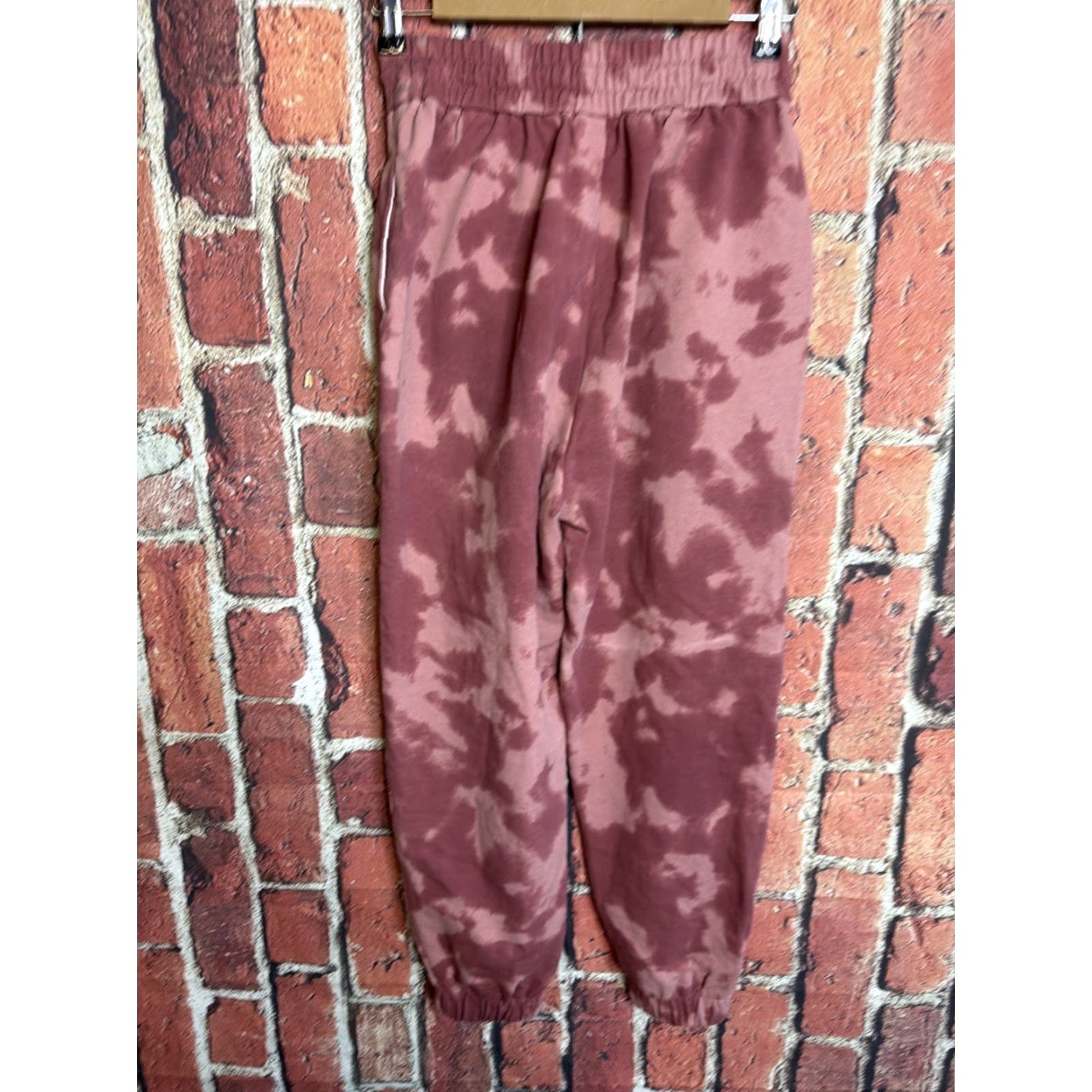 Varley VINTAGE Varley Nevada Sweatpants in Deep Rose Tie Dye Joggers XS Size 26" / US 2 / IT 38 - 3 Thumbnail