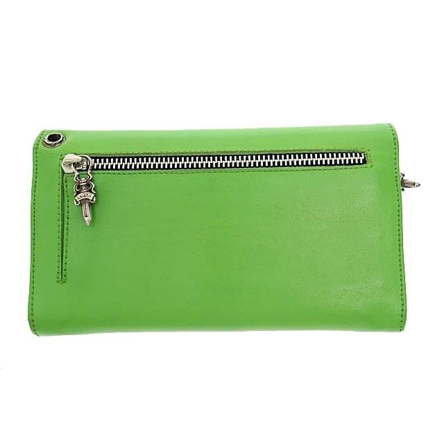 Chrome Hearts Chrome Hearts WAVE CROSS BALL green Leather Wallet Size ONE SIZE - 2 Thumbnail