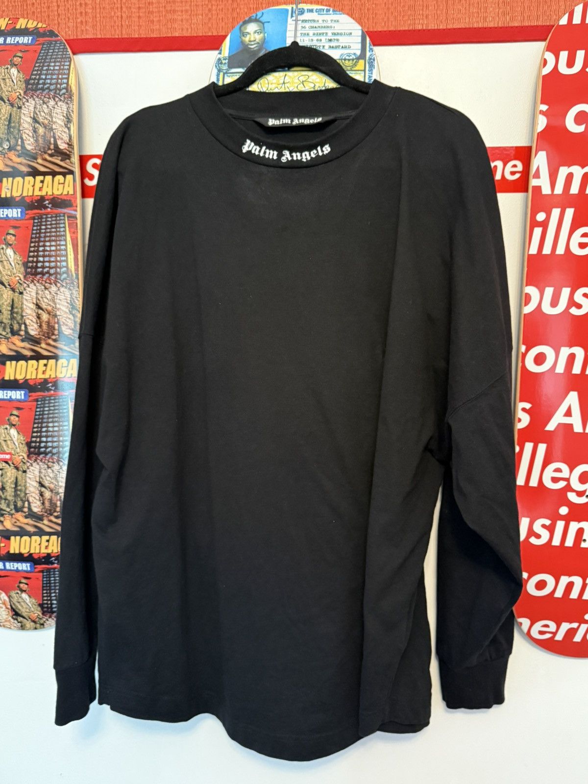 Palm Angels Palm Angels Classic Logo long sleeve Size US XL / EU 56 / 4 - 2 Thumbnail