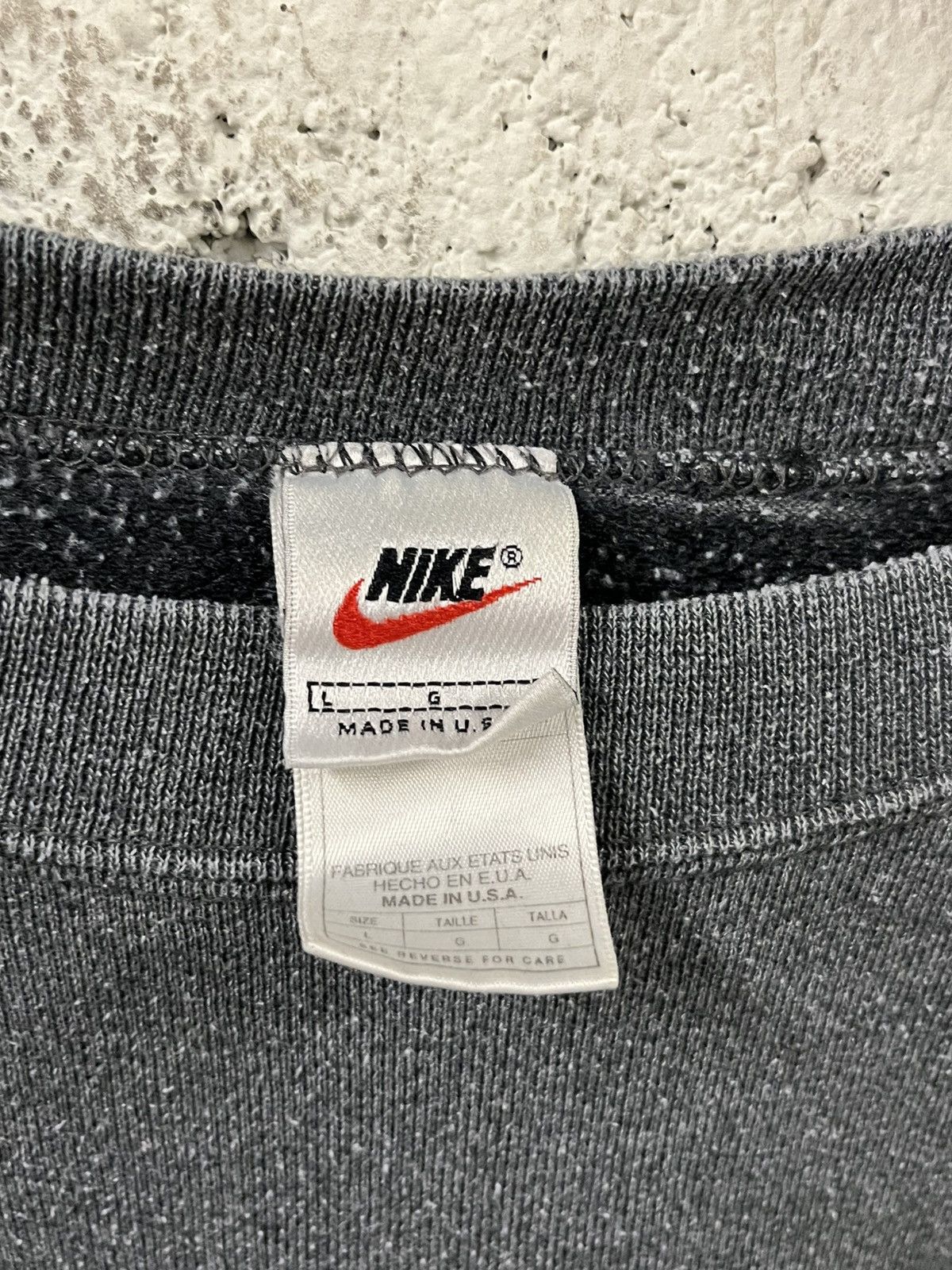 Nike Nike 90s rare sun faded gray vintage crewneck hype boxy Size US L / EU 52-54 / 3 - 6 Thumbnail