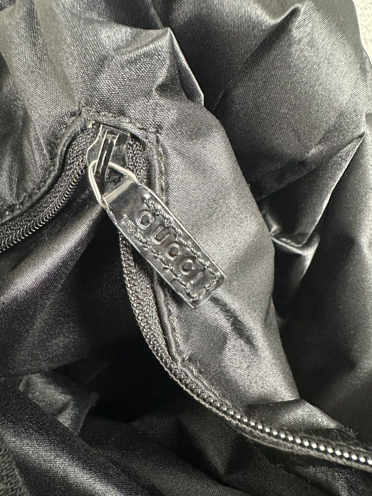 Gucci × Tom Ford Gucci - Tom ford - Hobo Bag Metal Handle Canvass - Black Size ONE SIZE - 12 Thumbnail