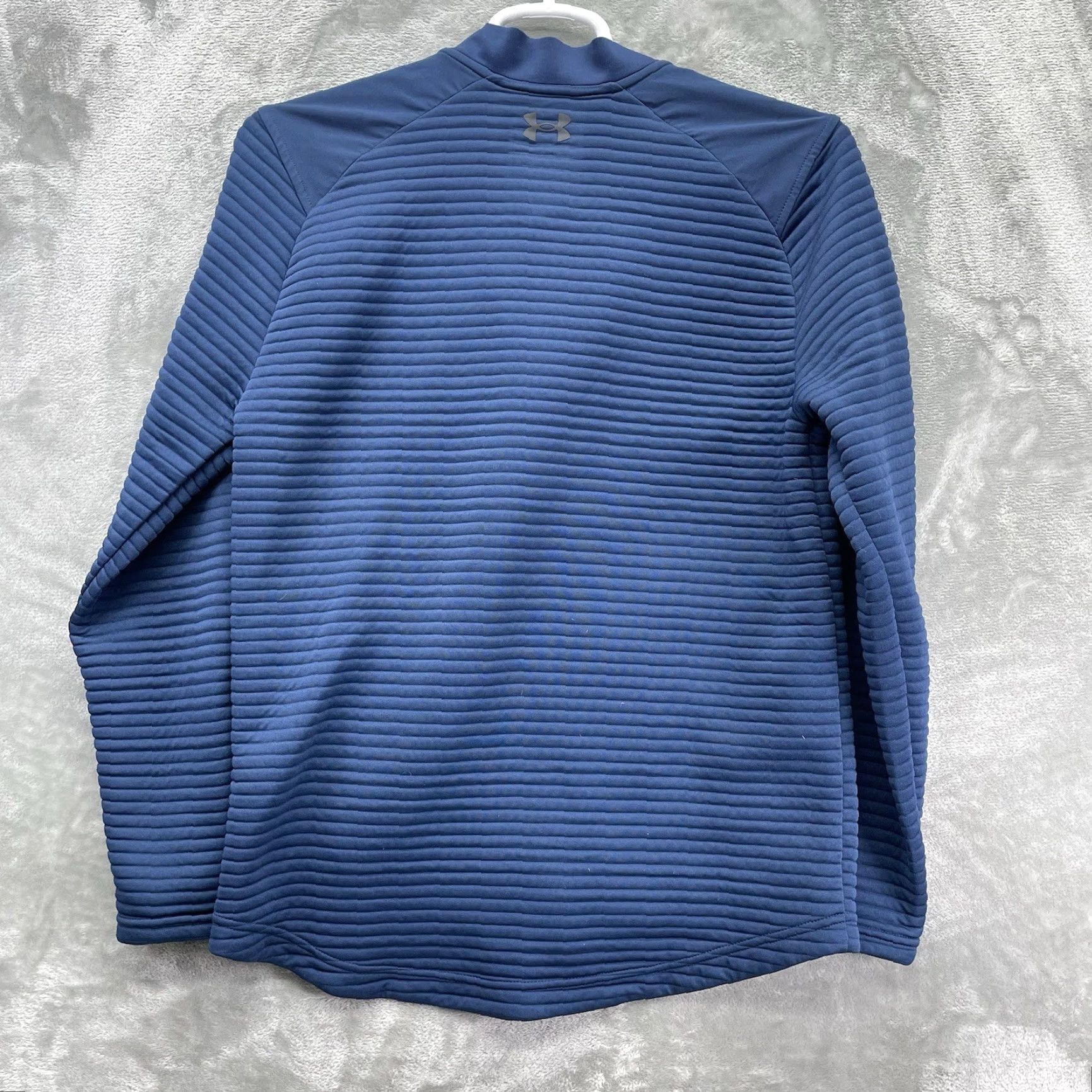 Under Armour Under Armour Golf Jacket Mens M Full Zip Storm Evolution Dayrona Navy Blue Ribbed Stand-Up Collar Solid Polyester Jacket Clothing Size US M / EU 48-50 / 2 - 3 Thumbnail