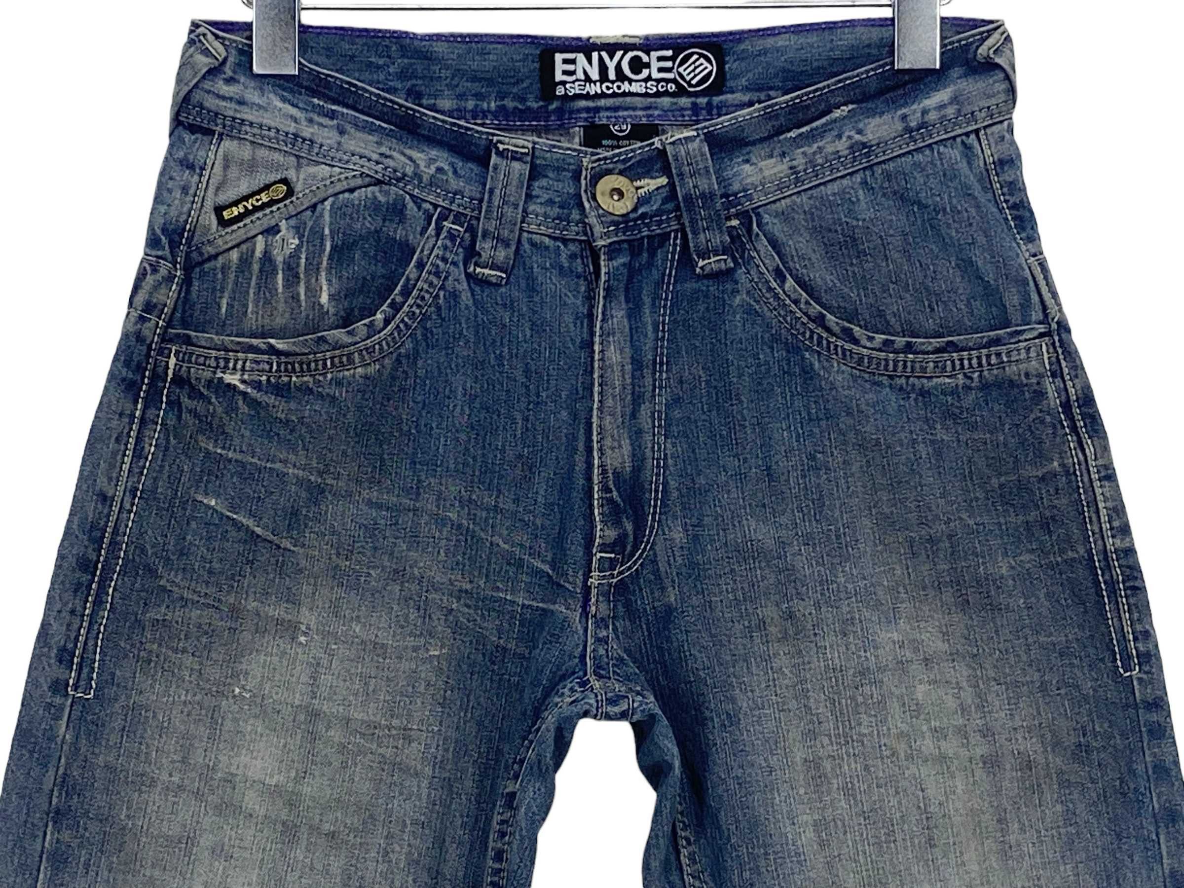 Enyce ENYCE Denim Flare Distressed Jeans Pants Size US 28 / EU 44 - 3 Thumbnail