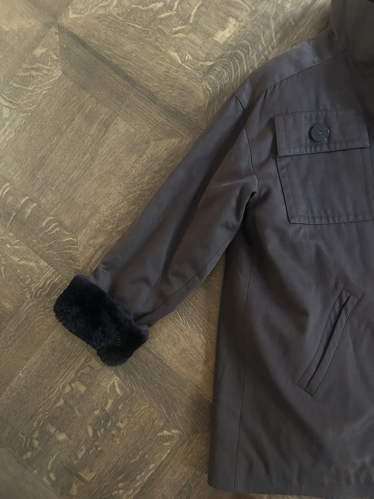 Saint Laurent Paris × Vintage × Yves Saint Laurent YSL Yves Saint Laurent fourrures fur bomber brown jacket Size US M / EU 48-50 / 2 - 2 Thumbnail