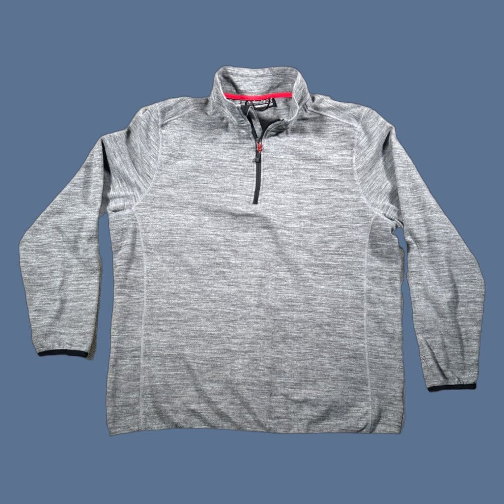 Avalanche Avalanche Mens Lightweight Fleece Gray 1/4 Zip Pullover Mock Neck XL Pullover Zip Sweatshirt Mens Size US XL / EU 56 / 4 - 1 Thumbnail