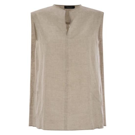Fabiana Filippi FABIANA FILIPPI Women Tops TPD275F595 BEIGE Size M / US 6-8 / IT 42-44 - 1 Thumbnail
