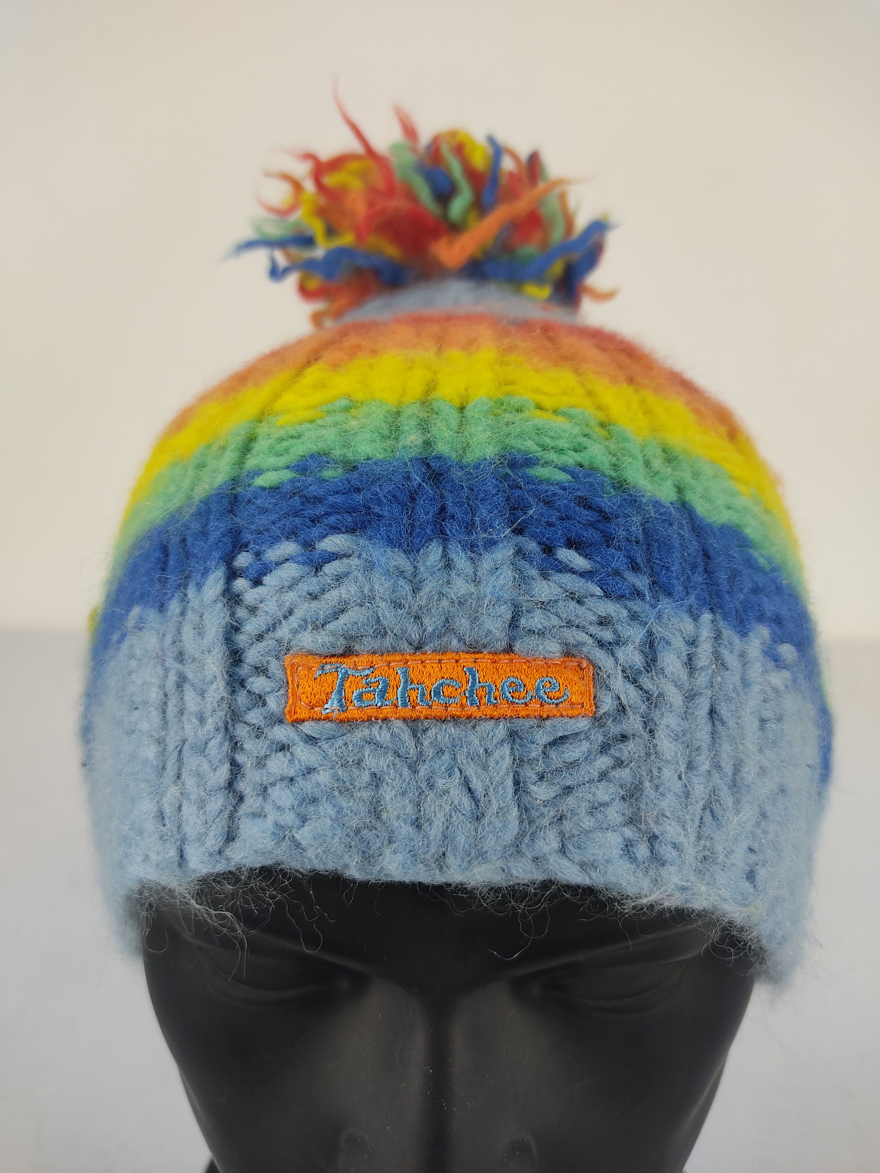 Japanese Brand Tahchee Rainbow Knit Beanie/Snow Hat/Snow Cap