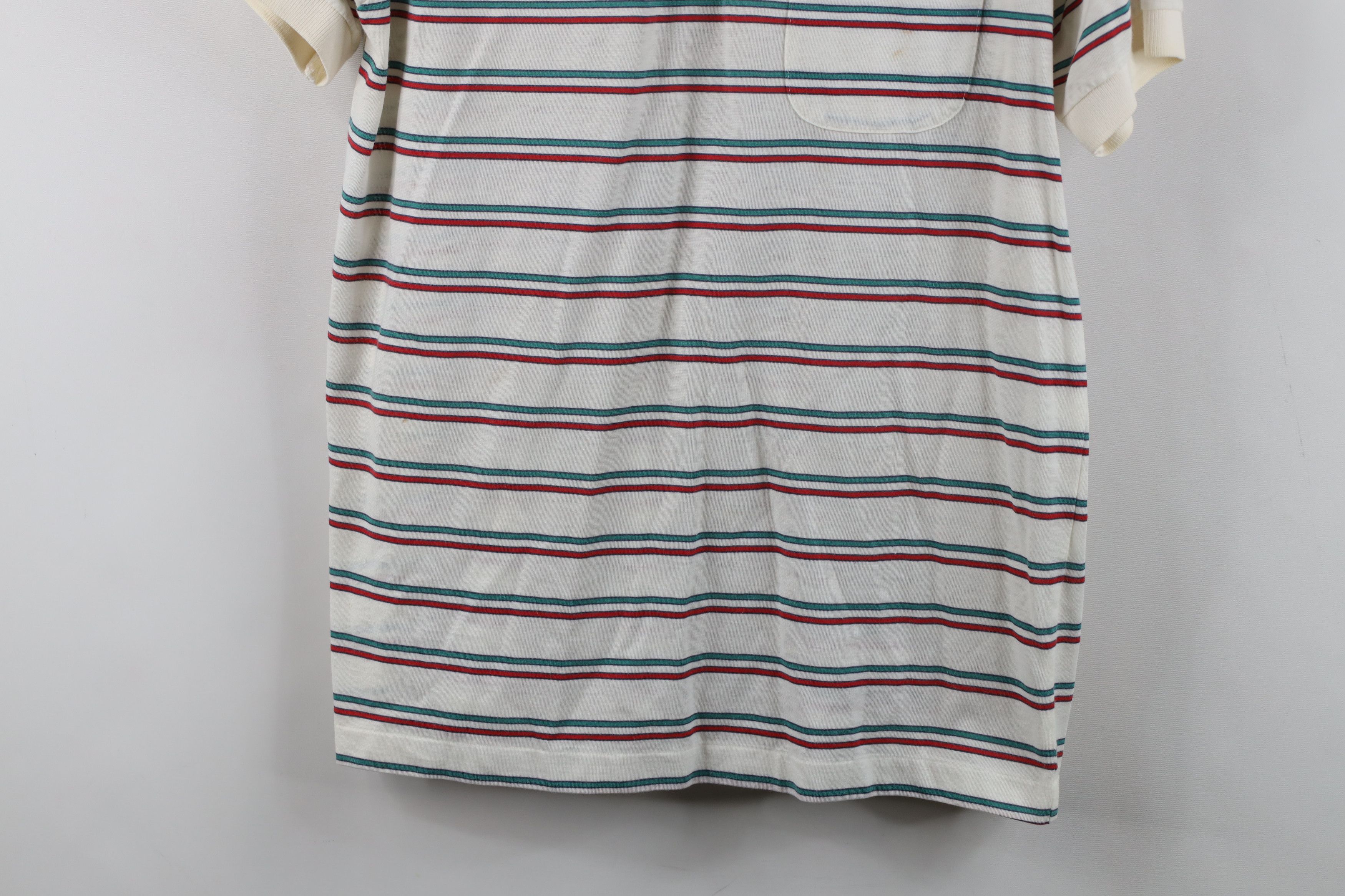 Vintage Vintage 70s 80s Streetwear Knit Striped Golf Polo Shirt Size US M / EU 48-50 / 2 - 3 Thumbnail