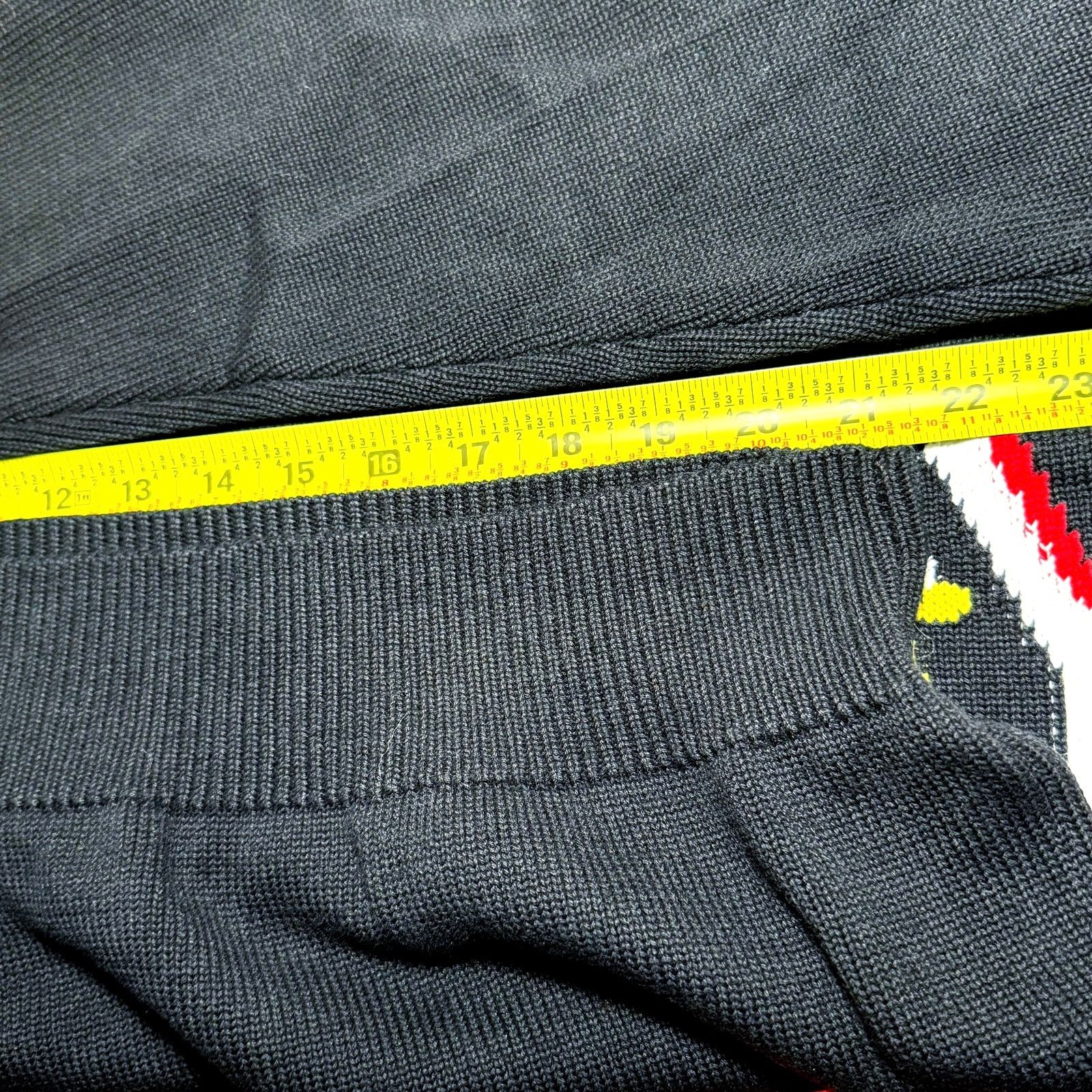 STAYCOOLNYC •NWT• STAY COOL NYC Tribal Wrap Knit Black Crewneck • Large Size US L / EU 52-54 / 3 - 8 Thumbnail