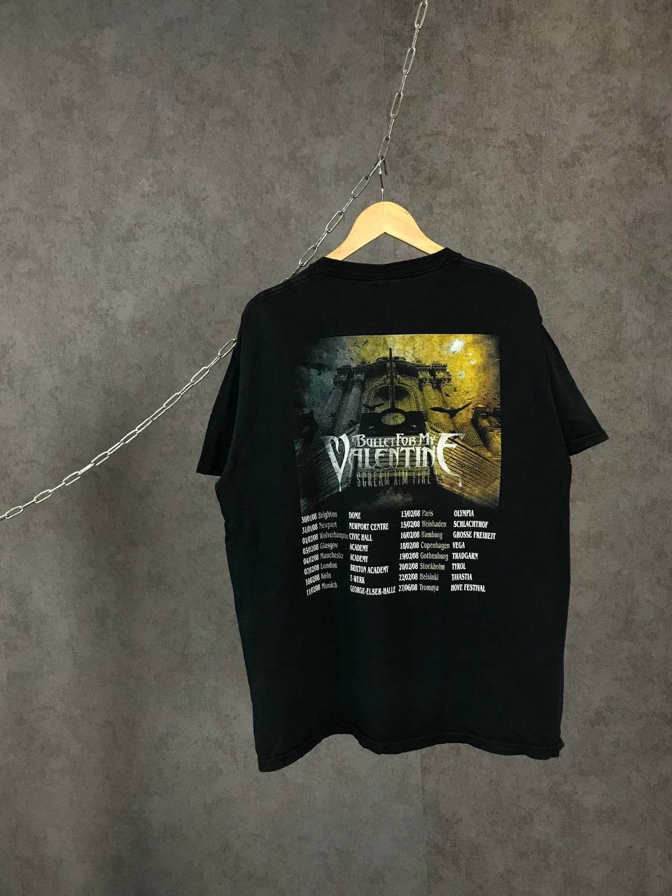 Band Tees Bullet for my Valentine 2008 vintage rock band tour tee Size US XL / EU 56 / 4 - 2 Thumbnail