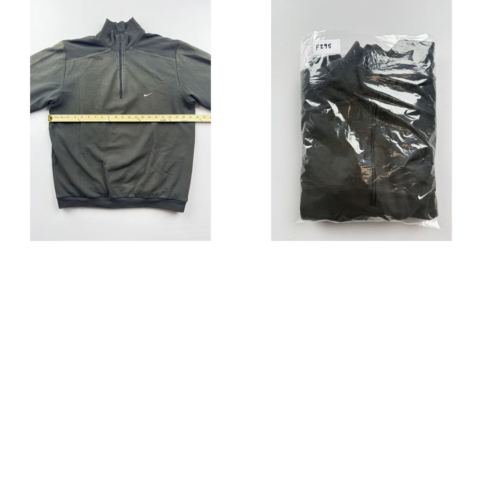 Nike Nike Golf Reversible Pullover Mens M Green Long Sleeve Quarter Zip Mock Neck Top Size US M / EU 48-50 / 2 - 8 Thumbnail
