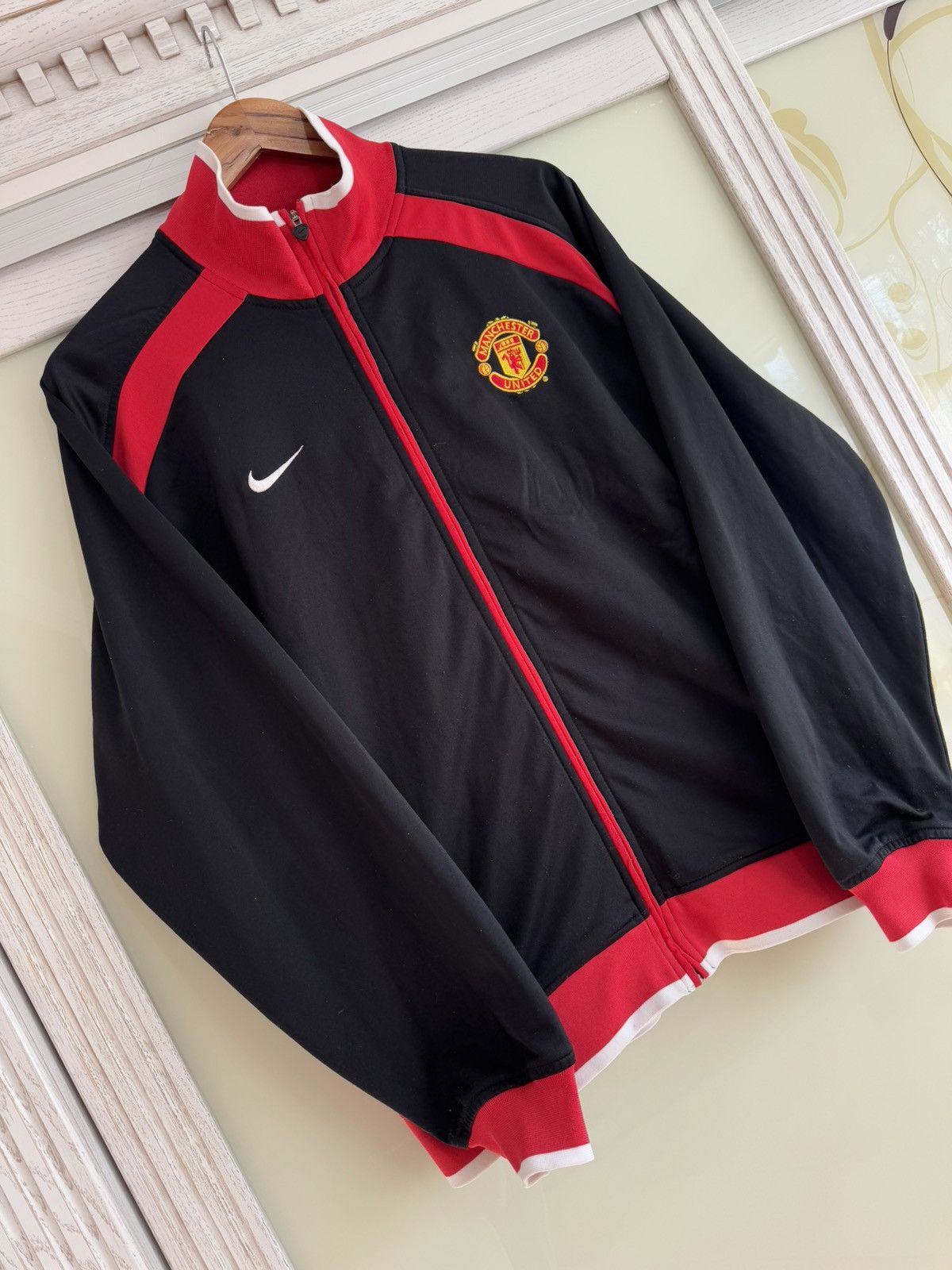 Nike × Vintage Vintage Manchester United 2005-2006 Soccer Tracksuit Jacket Size US M / EU 48-50 / 2 - 4 Thumbnail