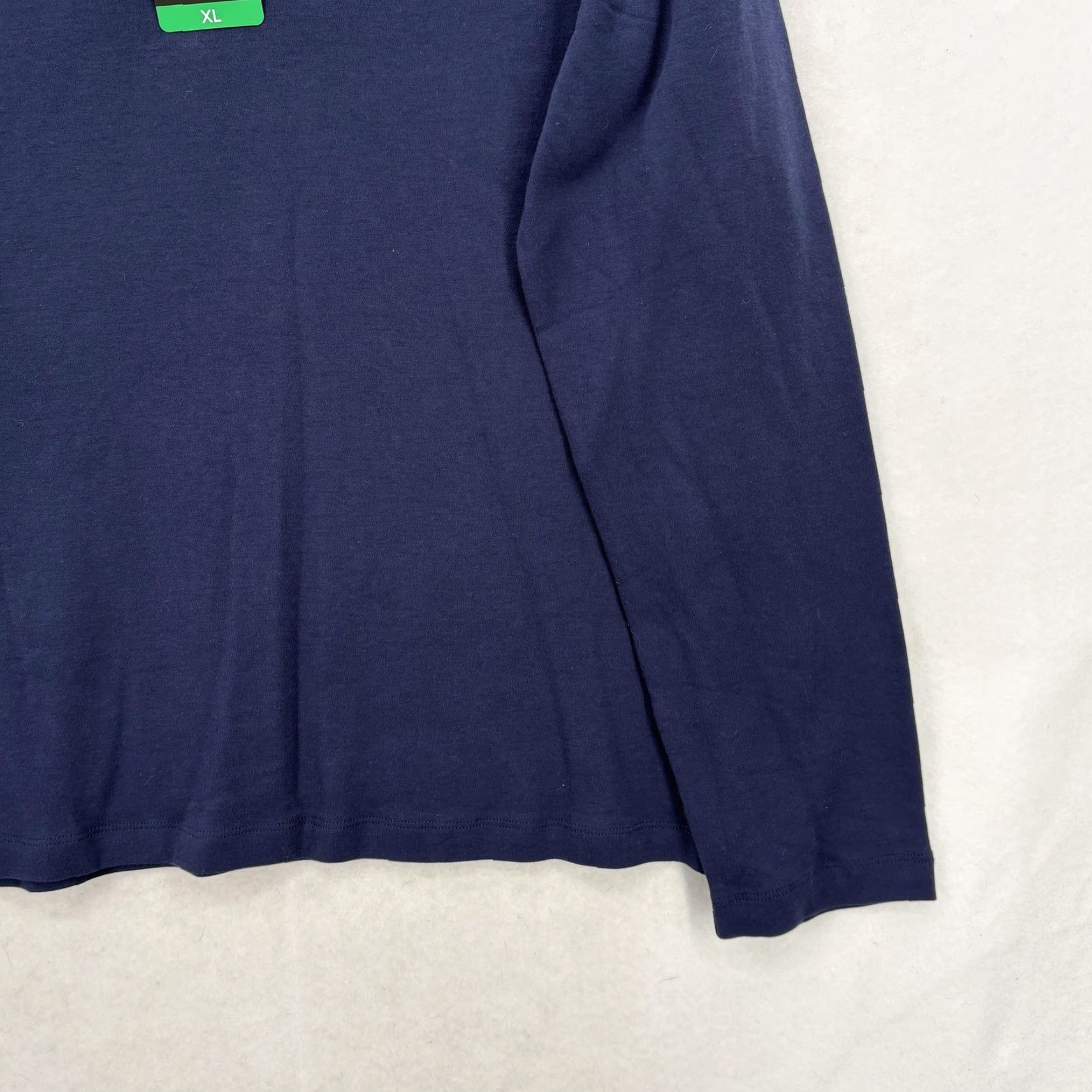 Banana Republic Banana Republic Luxe Touch Polo Shirt Mens XL Blue Long Sleeve Cotton Casual NWT Size US XL / EU 56 / 4 - 3 Thumbnail