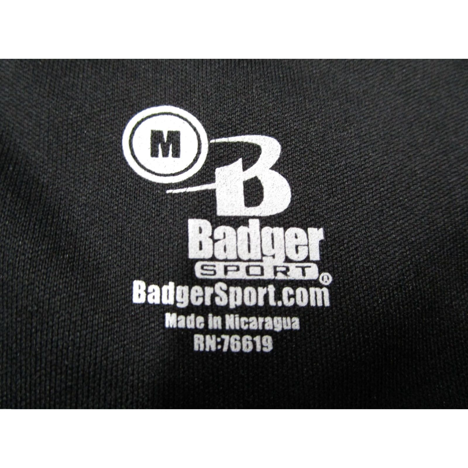 Vintage Badger Sport Pullover Medium Black Quarter Zip US Space Systems Command Mens Size US M / EU 48-50 / 2 - 2 Thumbnail