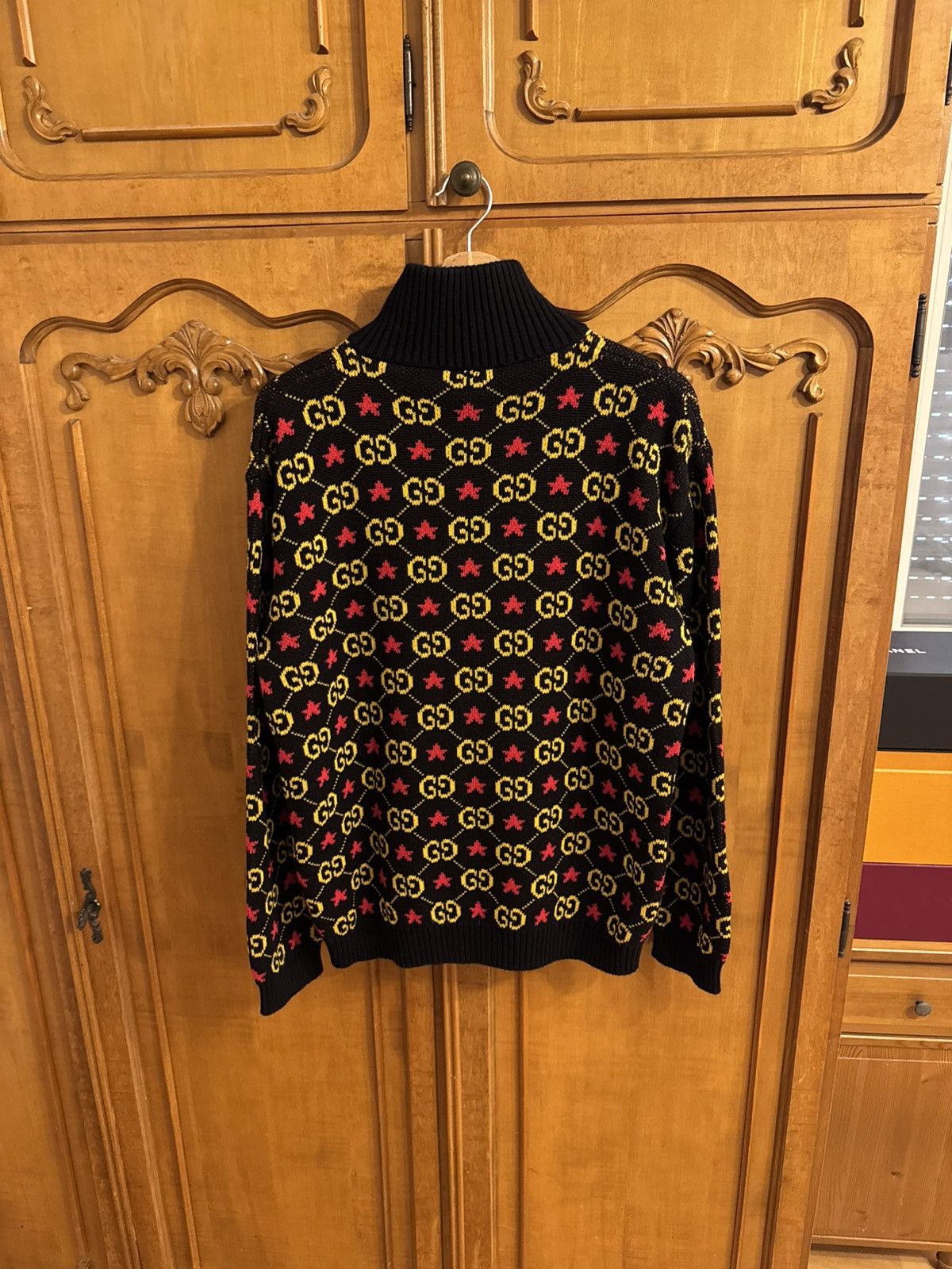 Gucci Gucci GG Zip-Up Monogram Wool knitwear Size US XS / EU 42 / 0 - 2 Thumbnail
