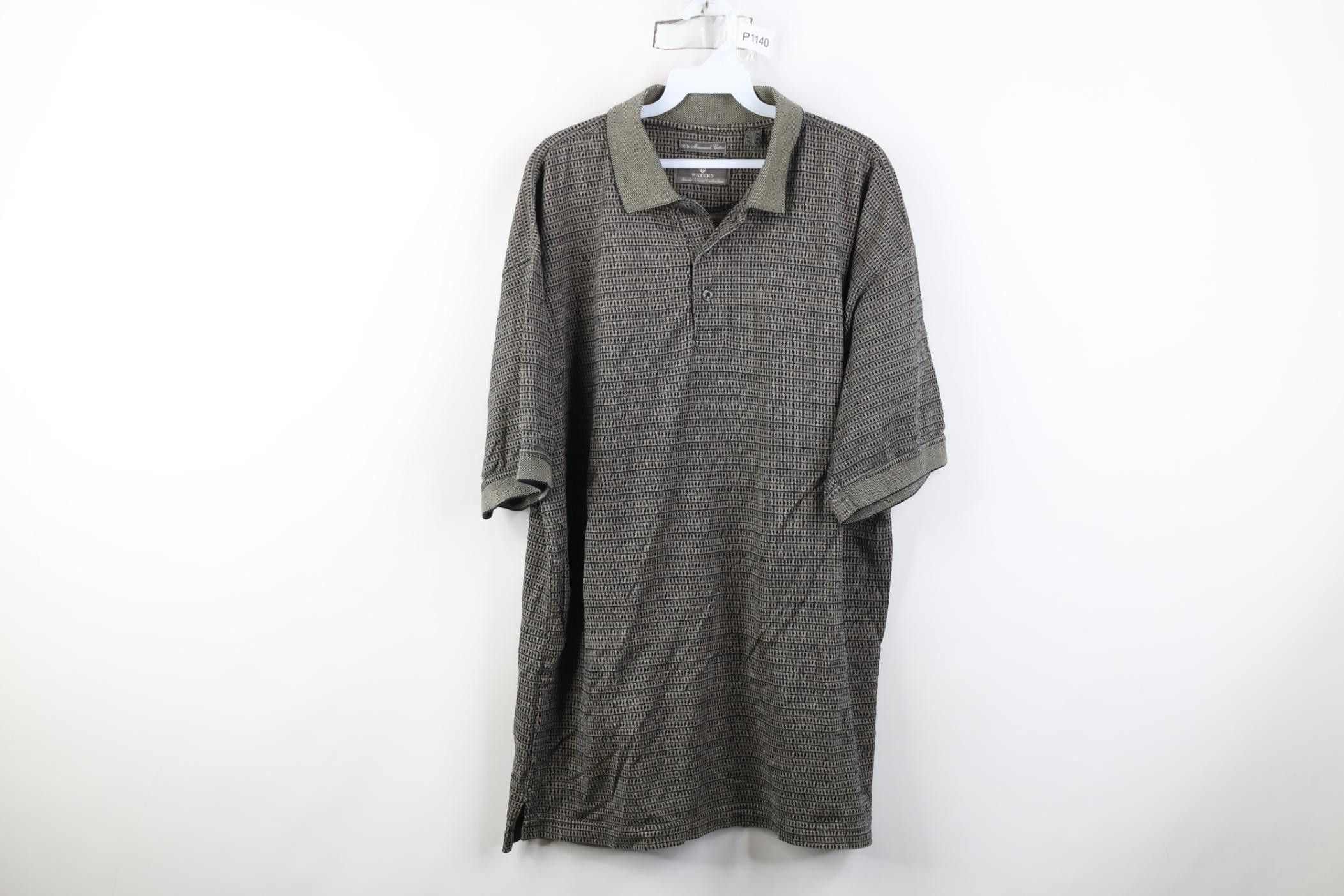 Vintage Vintage 90s Streetwear Knit Collared Golf Polo Shirt Size US XL / EU 56 / 4 - 1 Thumbnail