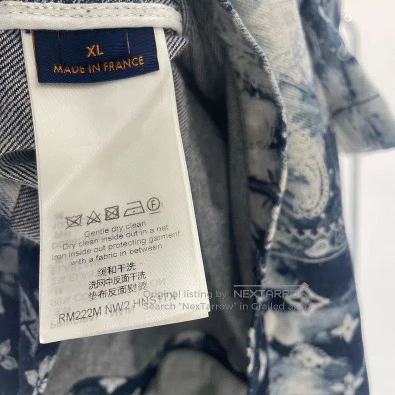 Louis Vuitton Louis Vuitton Tie-Dye Denim Short Sleeve. Size US XL / EU 56 / 4 - 5 Thumbnail