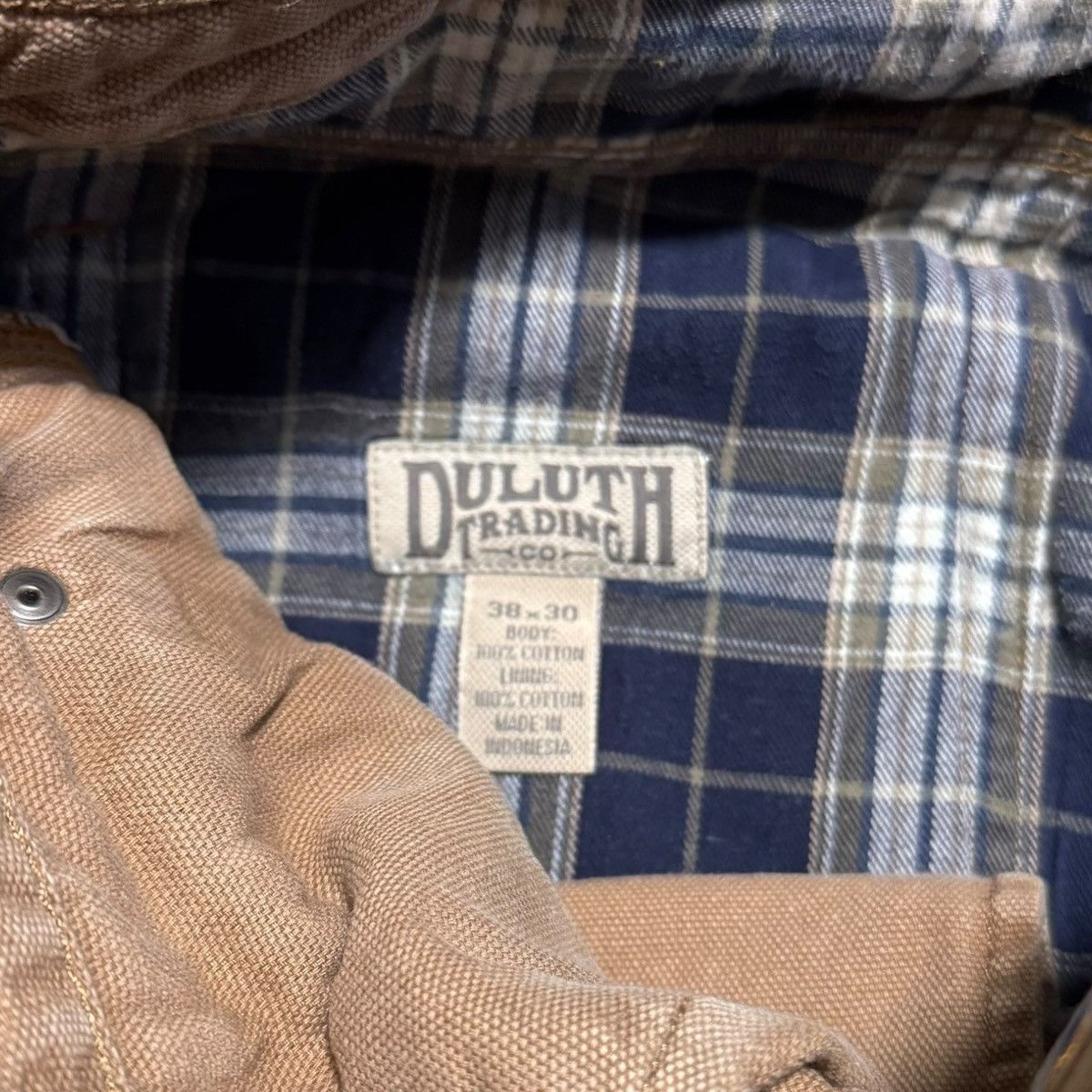 Duluth Trading Company Duluth Trading Co Flannel Lined Jean Pants Men’s 38x30 Size US 38 / EU 54 - 5 Thumbnail