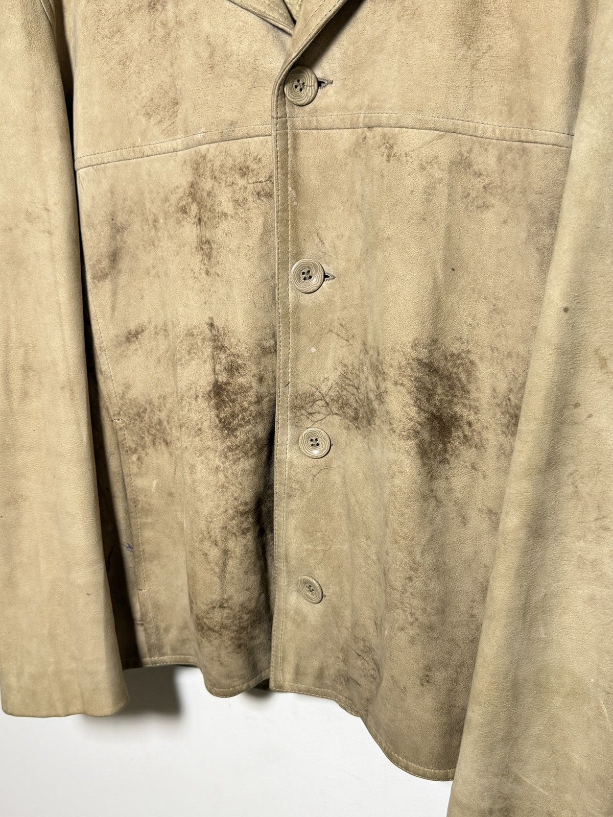 Giorgio Armani Armani Jeans Suede Jacket Size US L / EU 52-54 / 3 - 4 Thumbnail