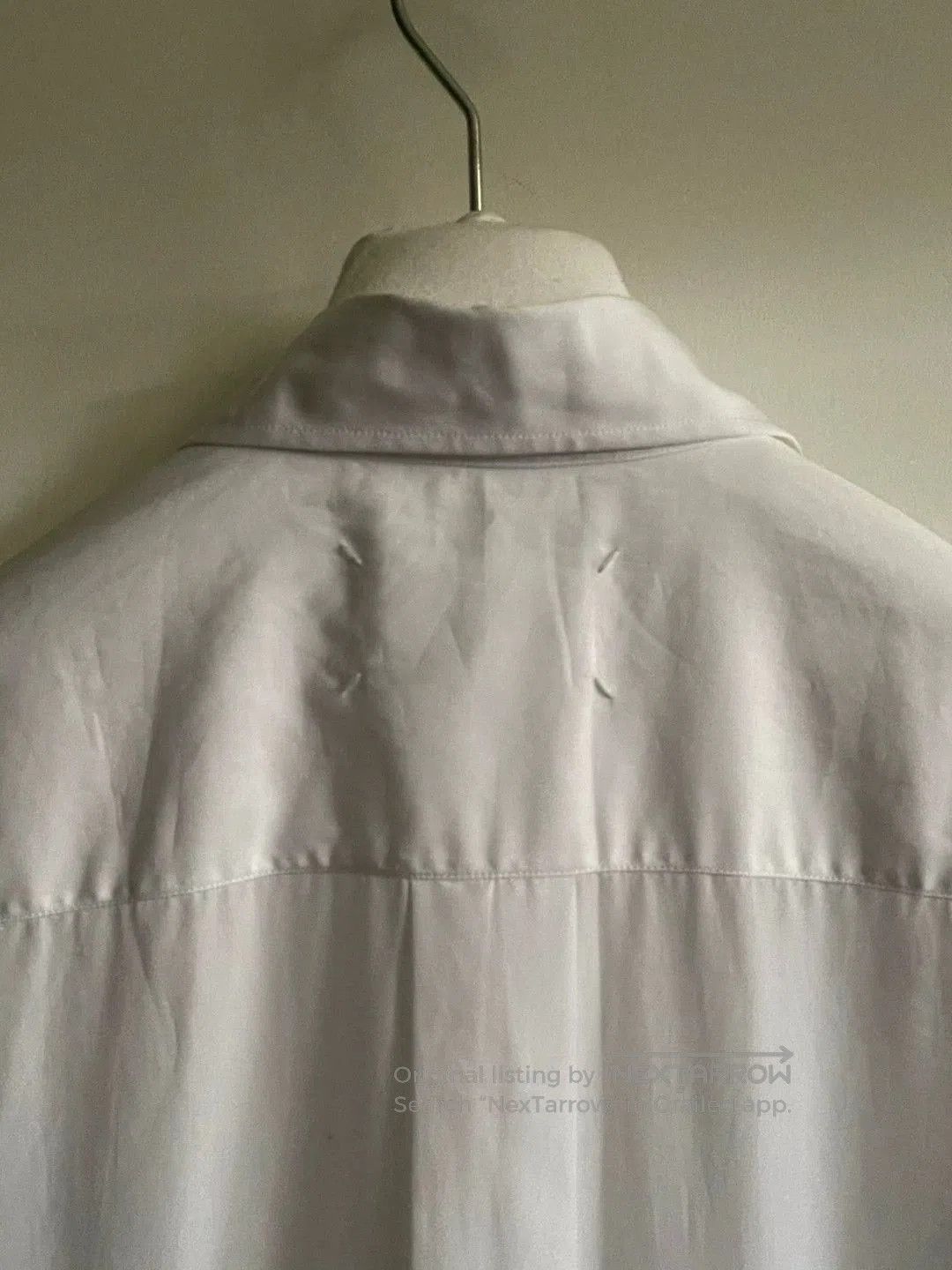 Maison Margiela long white cotton shirt dress. Size L / US 10 / IT 46 - 6 Thumbnail