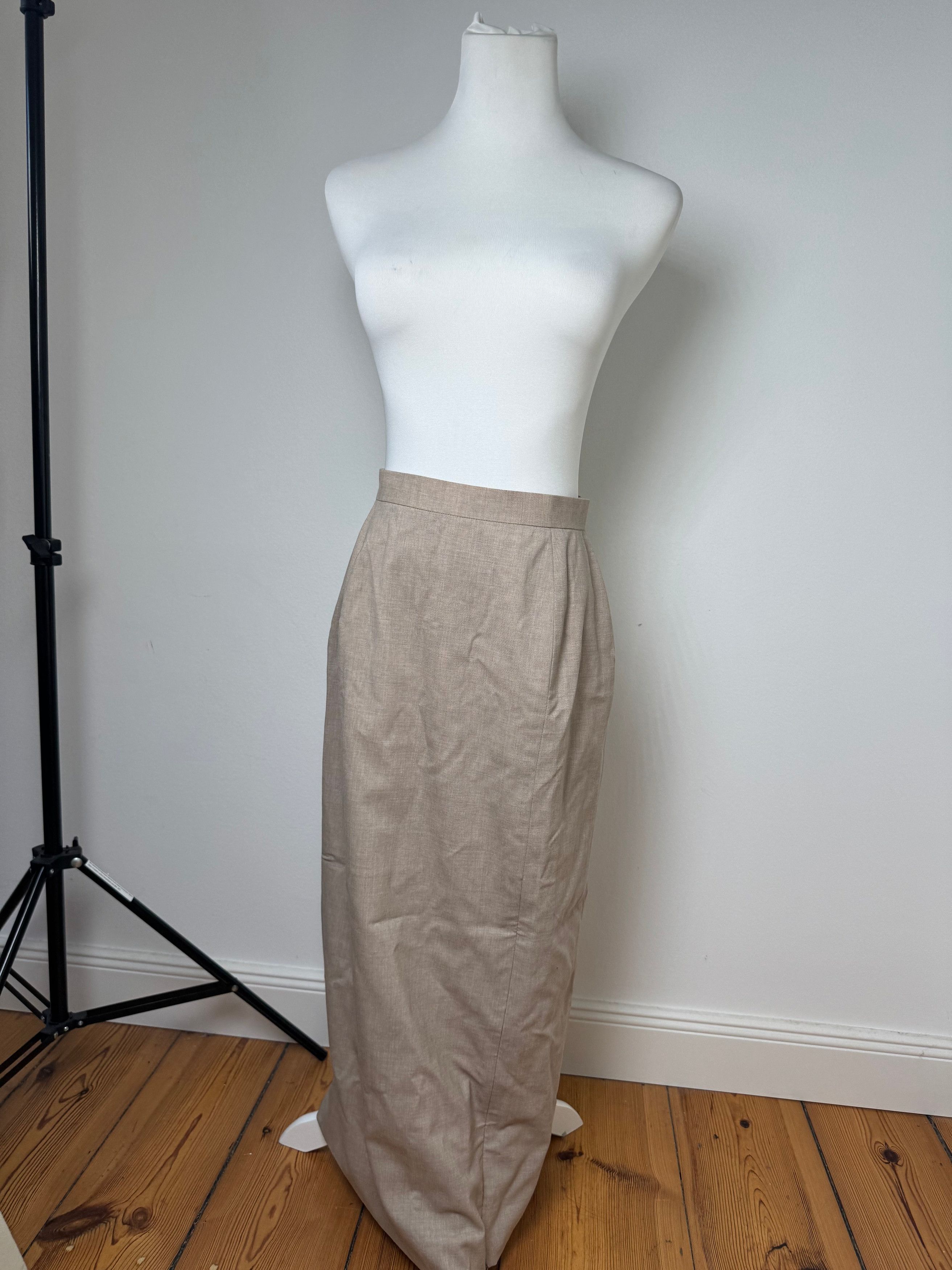 Givenchy Vintage Wool Skirt Gray 38/M Size 34" / US 12 / IT 48 - 1 Thumbnail
