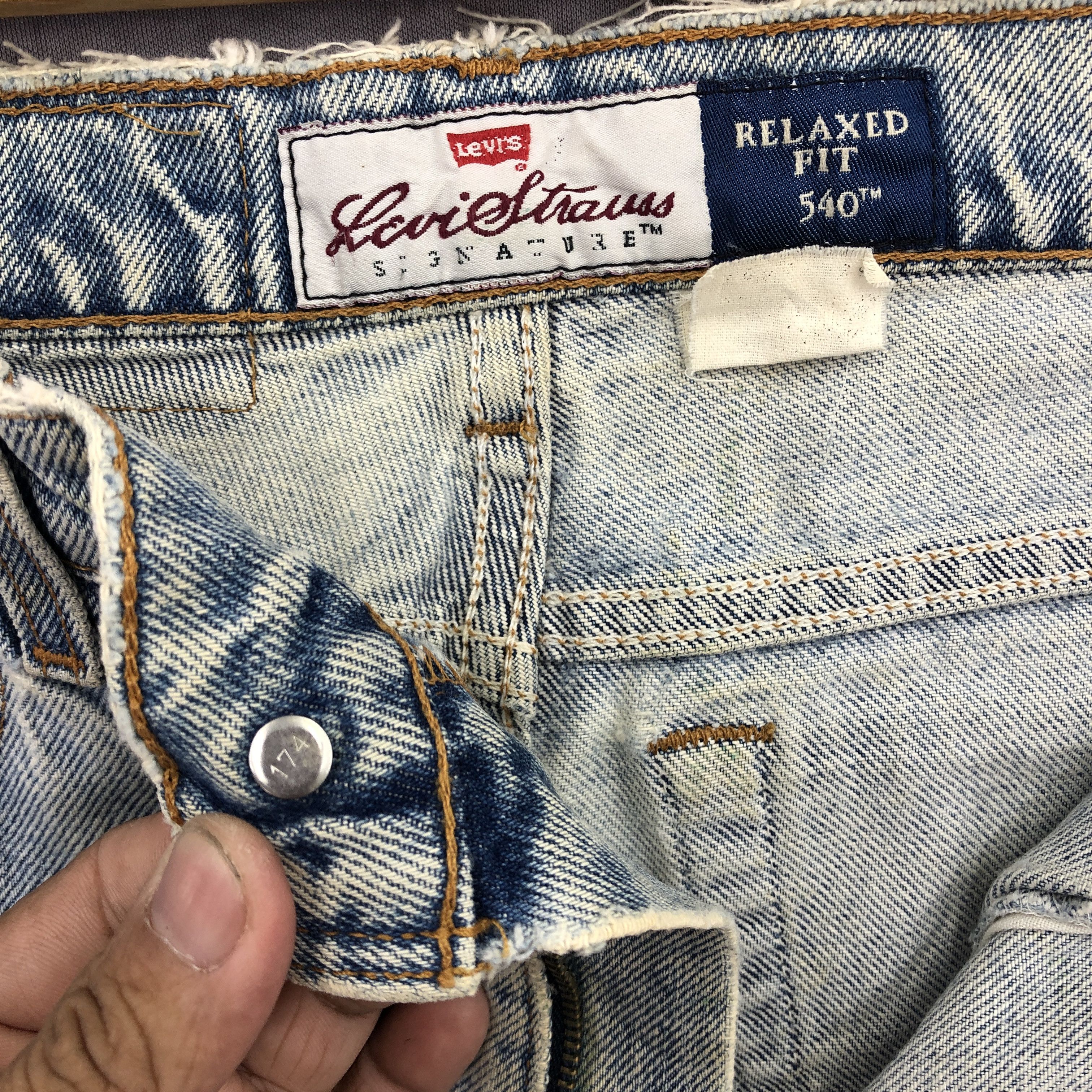 Levi's Vintage Levis Stonewash Jeans Light Wash Orange Tab Denim Size US 30 / EU 46 - 7 Thumbnail