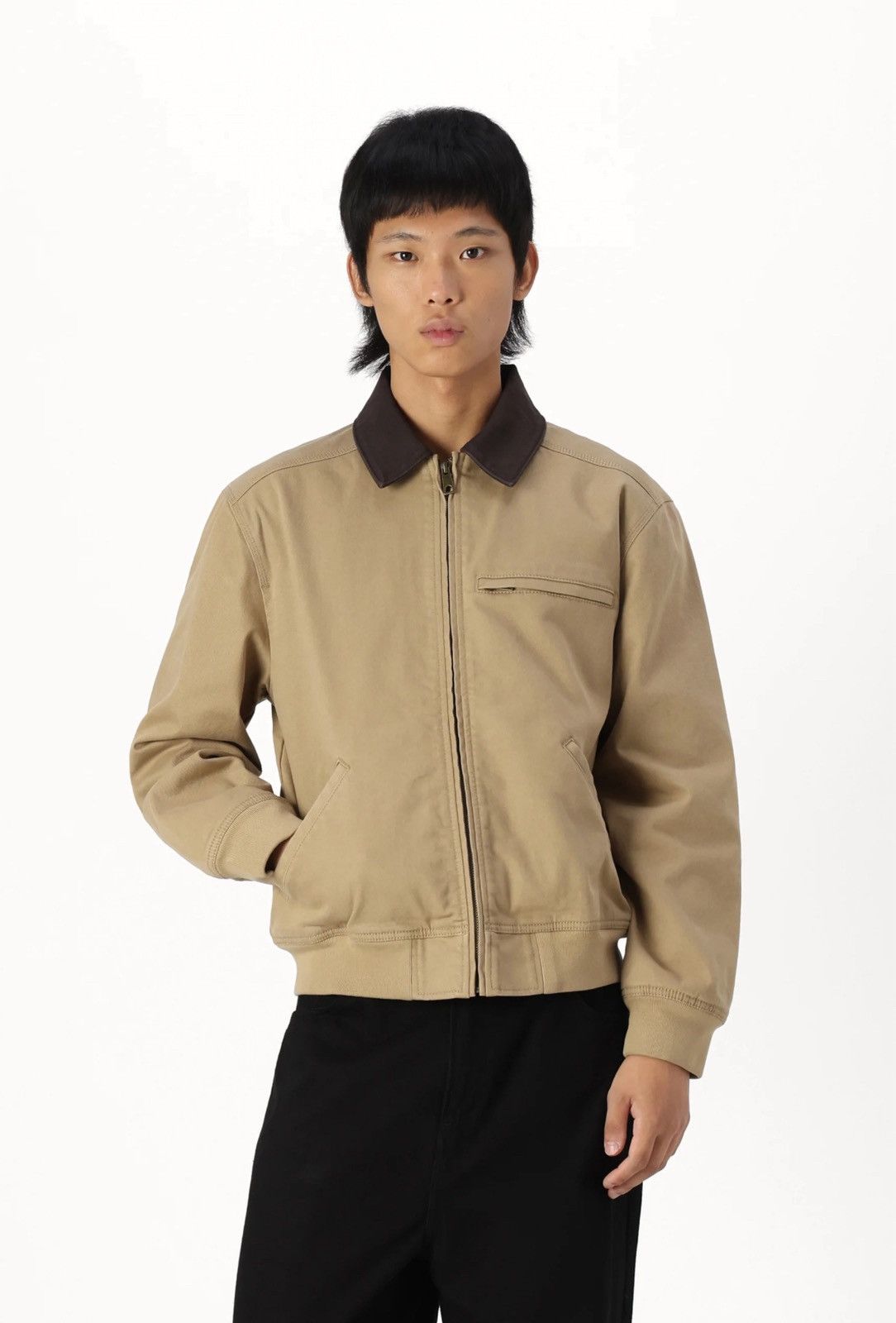 Hollister Co. WORKWEAR - Denim jacket - kelp size M