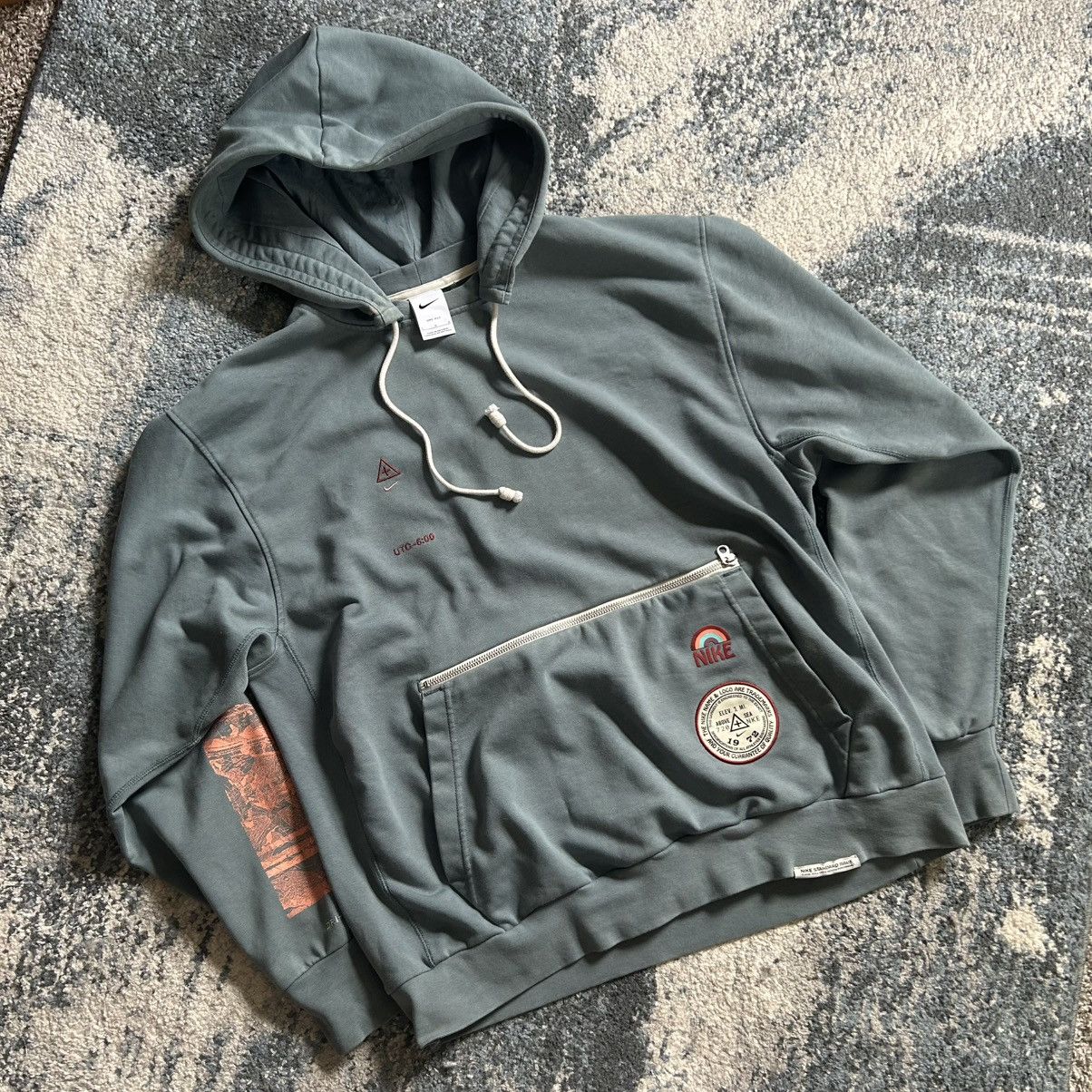 Nike TEAL ACG STANDARD iSSUE AFTERHOOD SWEATSHiRT PREPPY TRAiL Size US L / EU 52-54 / 3 - 1 Thumbnail
