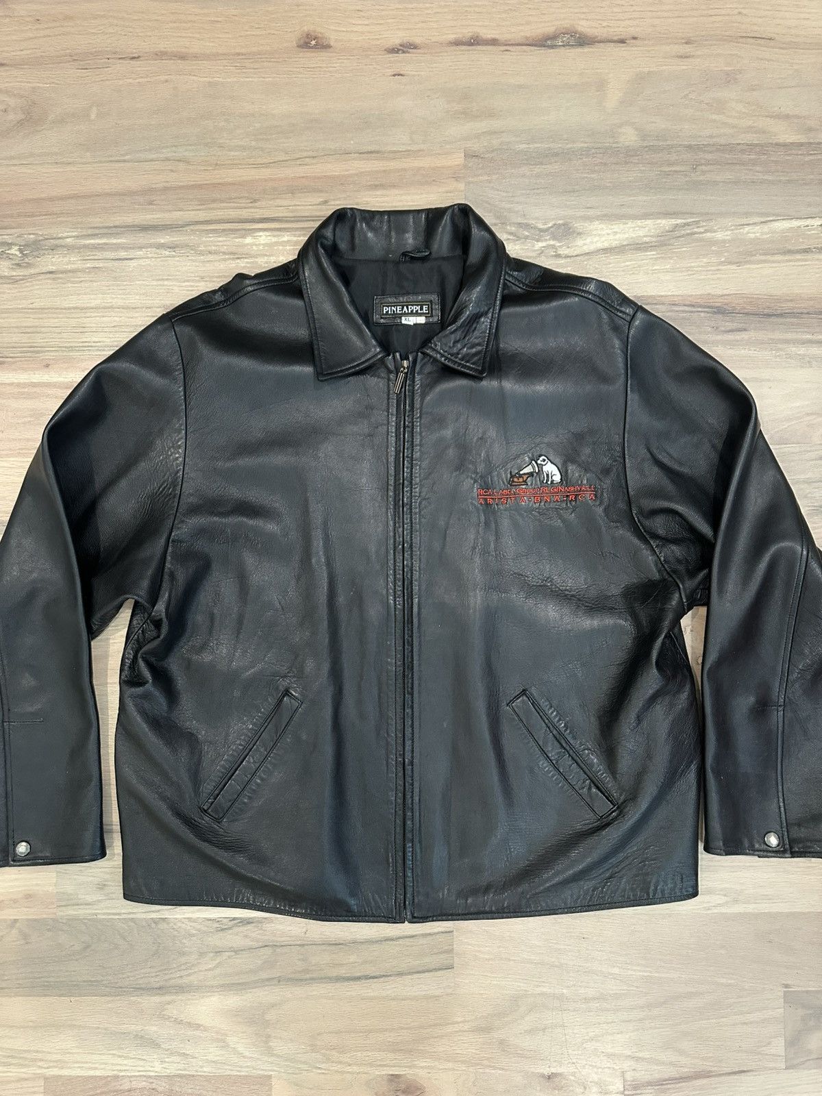 Vintage Vintage RCA Label Nashville Leather Jacket XL Size US XL / EU 56 / 4 - 1 Thumbnail