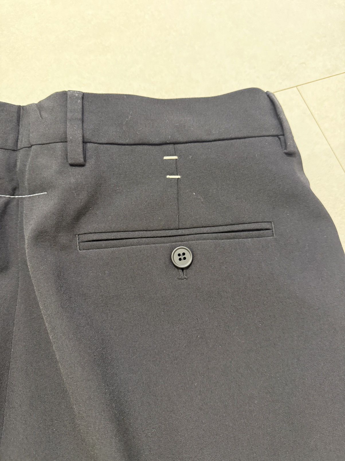 MM6 MM6 Stapled wool wide leg Trouser Size US 31 - 3 Thumbnail
