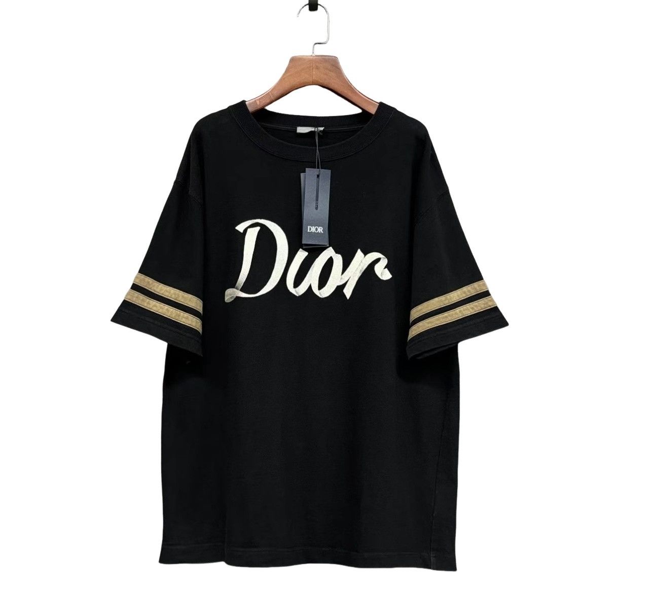 Dior Dior Embroidered Logo T-Shirt Size L Size US L / EU 52-54 / 3 - 1 Thumbnail