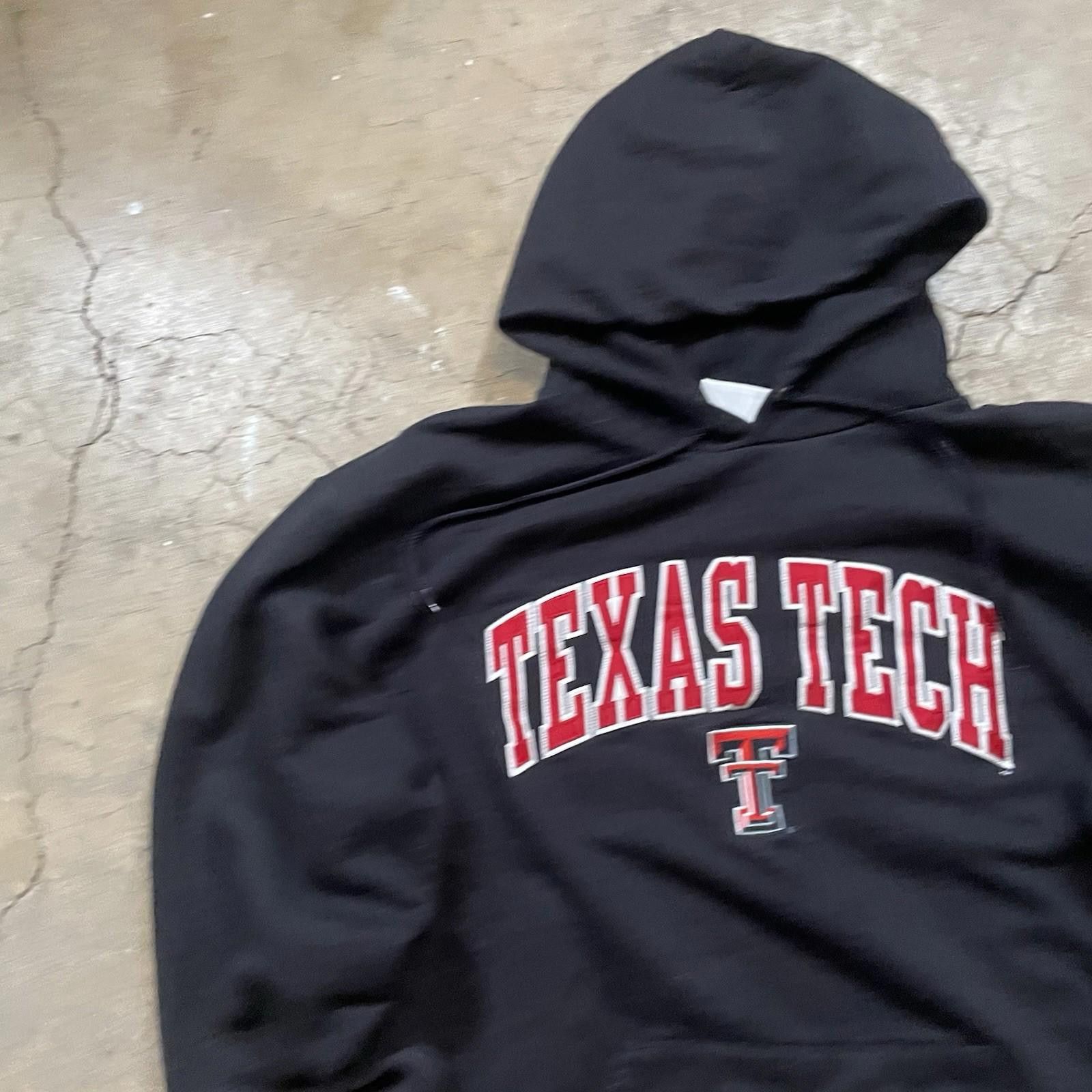 Champion Champion Texas Tech Hoodie Mens Large Pullover Patch Black Size US L / EU 52-54 / 3 - 3 Thumbnail