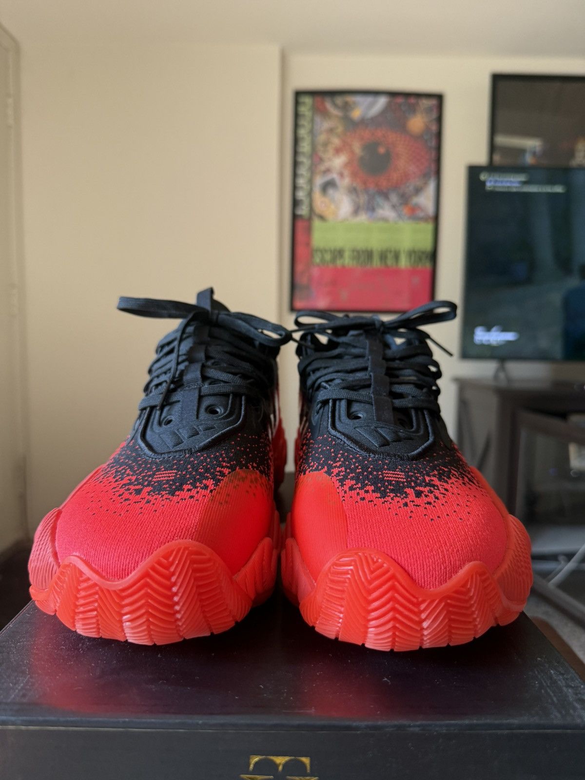 Adidas Sdidas Trae Young 3 Solar Red Black Size US 10 / EU 43 - 1 Thumbnail