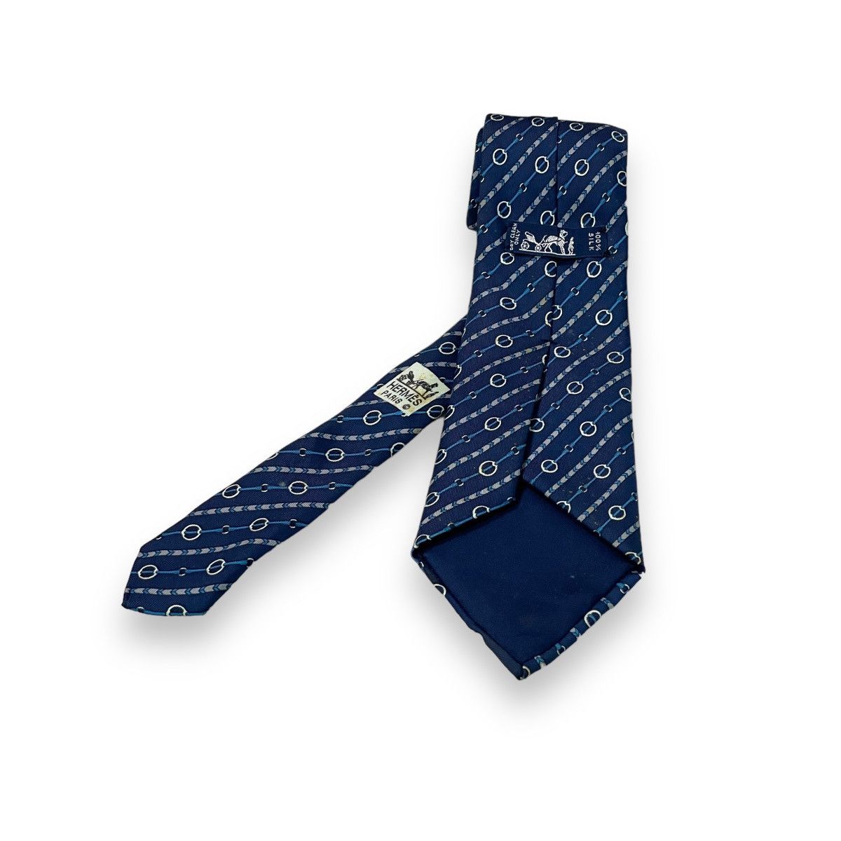 Hermes Hermes Paris Chained Arrows Silk Ties 7962 TA Size ONE SIZE - 1 Thumbnail