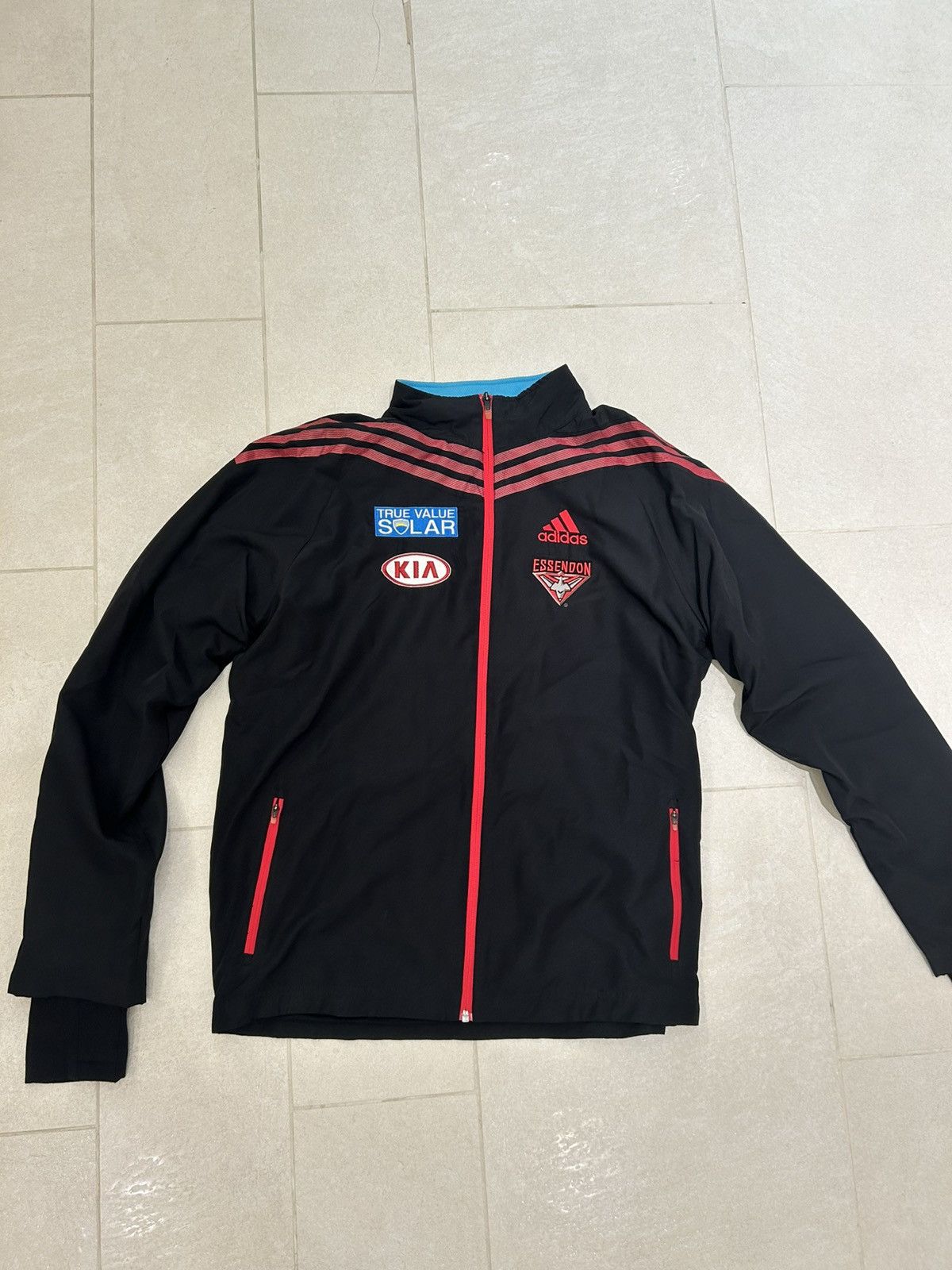Adidas Adidas Essendon Bombers 2012 AFL Training Jacket Size US M / EU 48-50 / 2 - 1 Thumbnail
