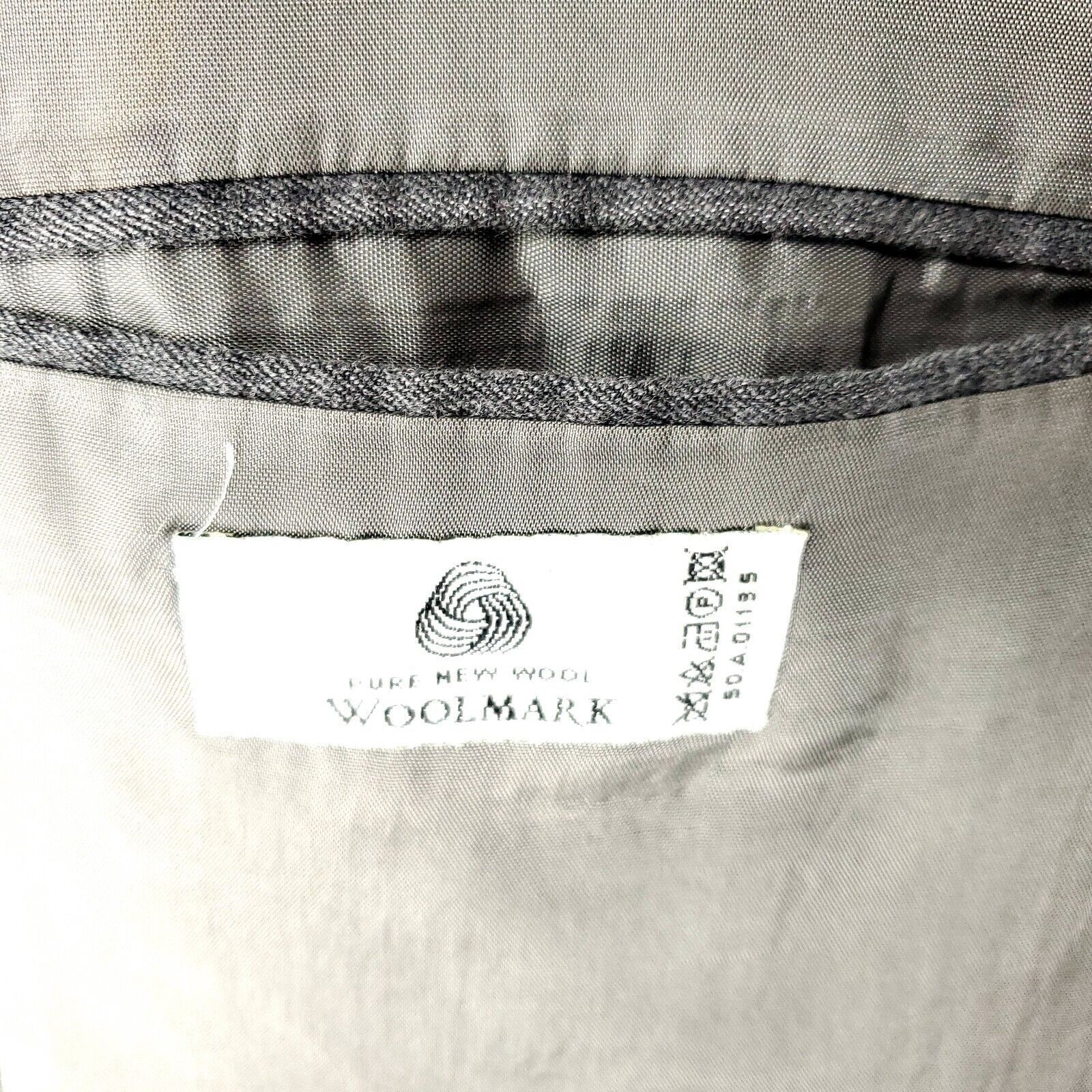 Savile Row Alexandre London Savile Row Wool 3 Button Suit Jacket 42R Gr Size 42R - 8 Thumbnail