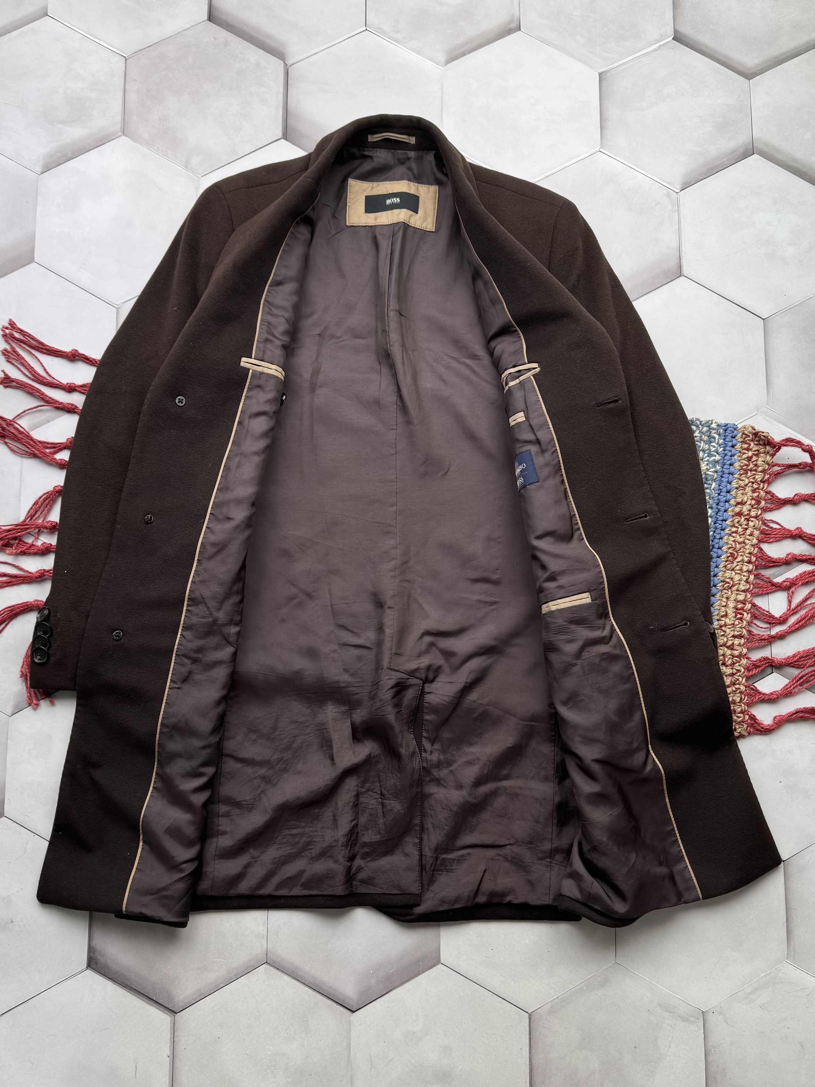 Hugo Boss Hugo Boss Vintage Wool Coat (E4) Size US S / EU 44-46 / 1 - 5 Thumbnail