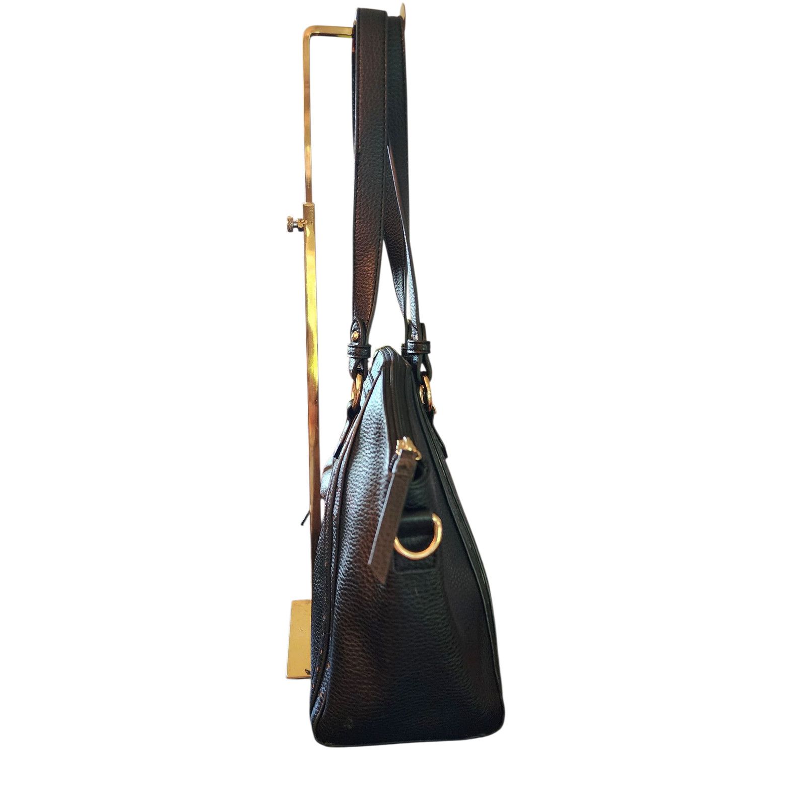 Jessica Simpson Jessica Simpson black faux leather bag with matching wallet. Size ONE SIZE - 4 Thumbnail