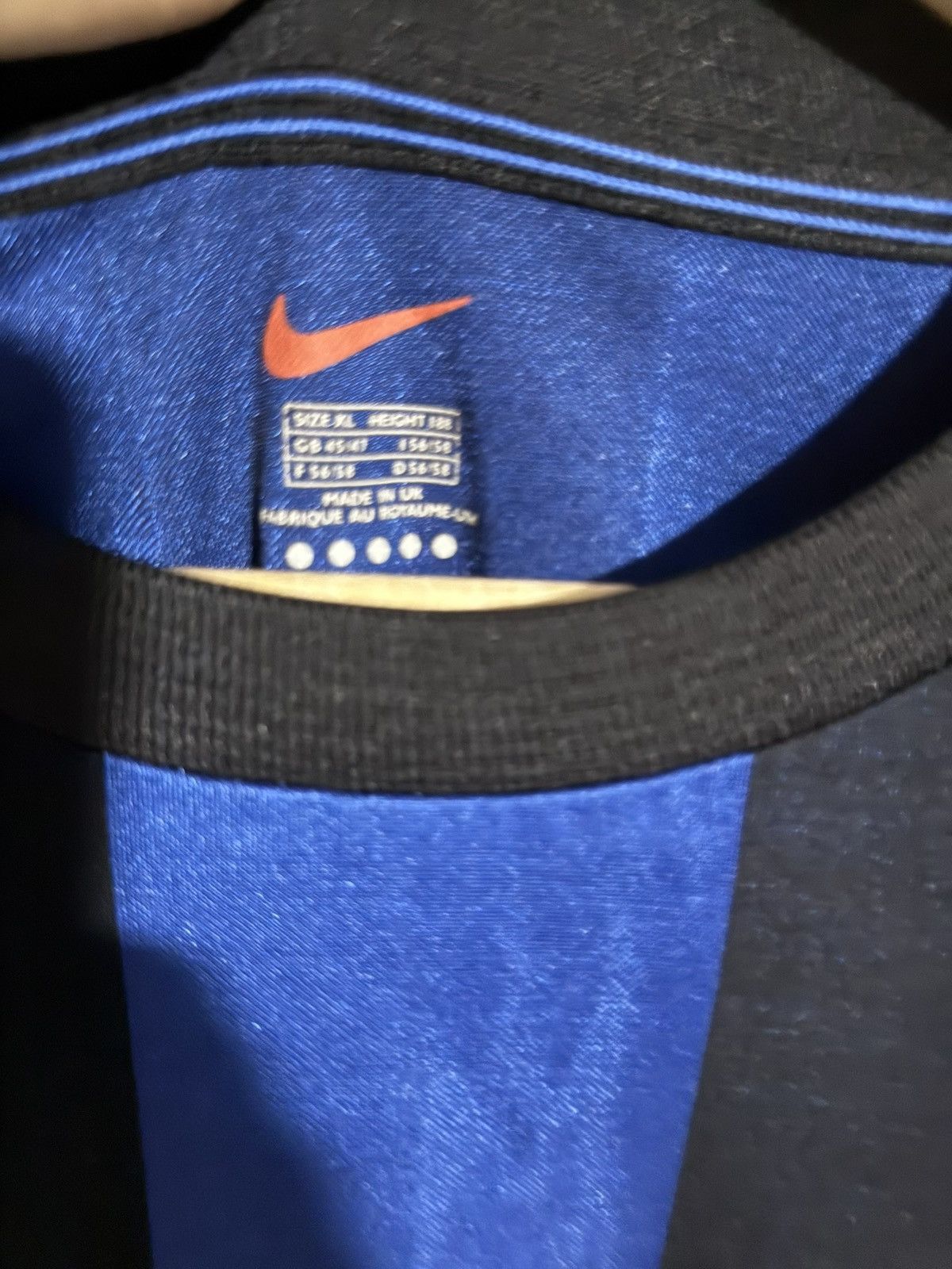 Nike INTER MILAN JERSEY Size US XL / EU 56 / 4 - 4 Thumbnail