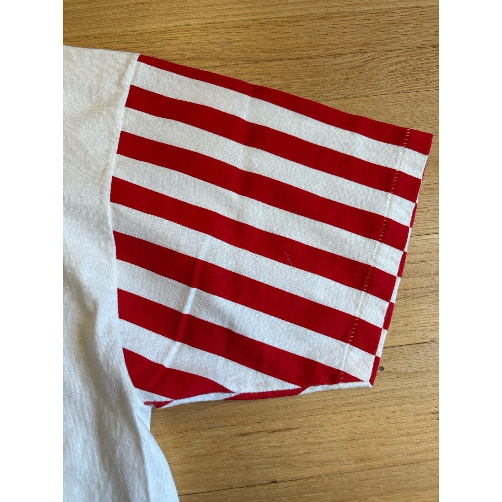 The Unbranded Brand Vintage 80s T Shirt XL Mint Cond American Flag Single Stitch Size US XL / EU 56 / 4 - 2 Thumbnail